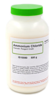 Granular Ammonium Chloride, 500g, Reagent Grade