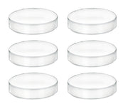 Translucent Polypropylene Petri Dish with Lid, 6-Pack