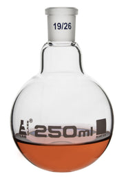 Florence Boiling Flask, 3000ml - 34/35 Interchangeable Joint - Borosilicate Glass - Round Bottom - Eisco Labs