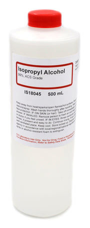 ACS Grade 99% Isopropyl Alcohol, 500mL