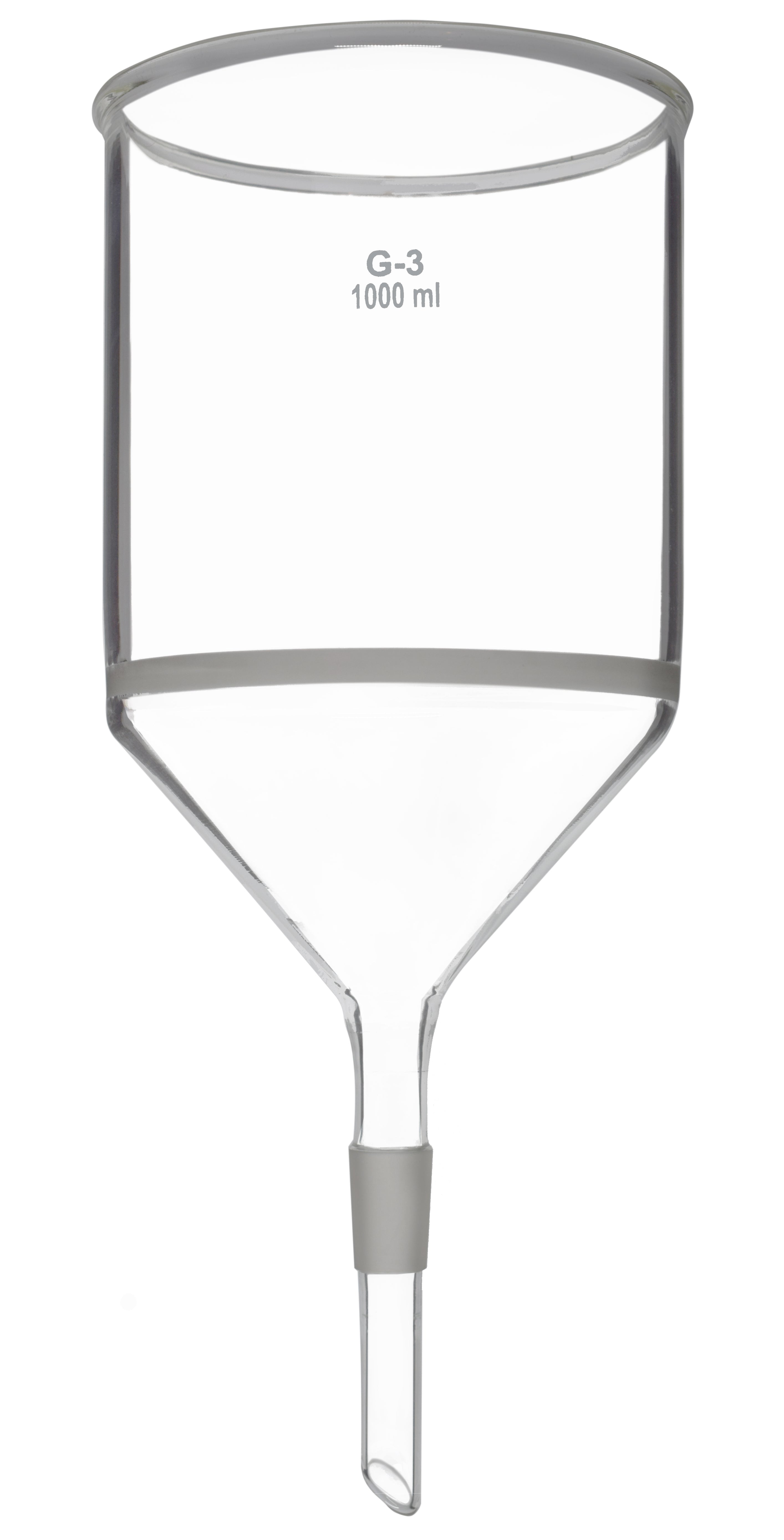 G-3 Porosity Borosilicate Glass Buchner Funnel with Jointed Stem