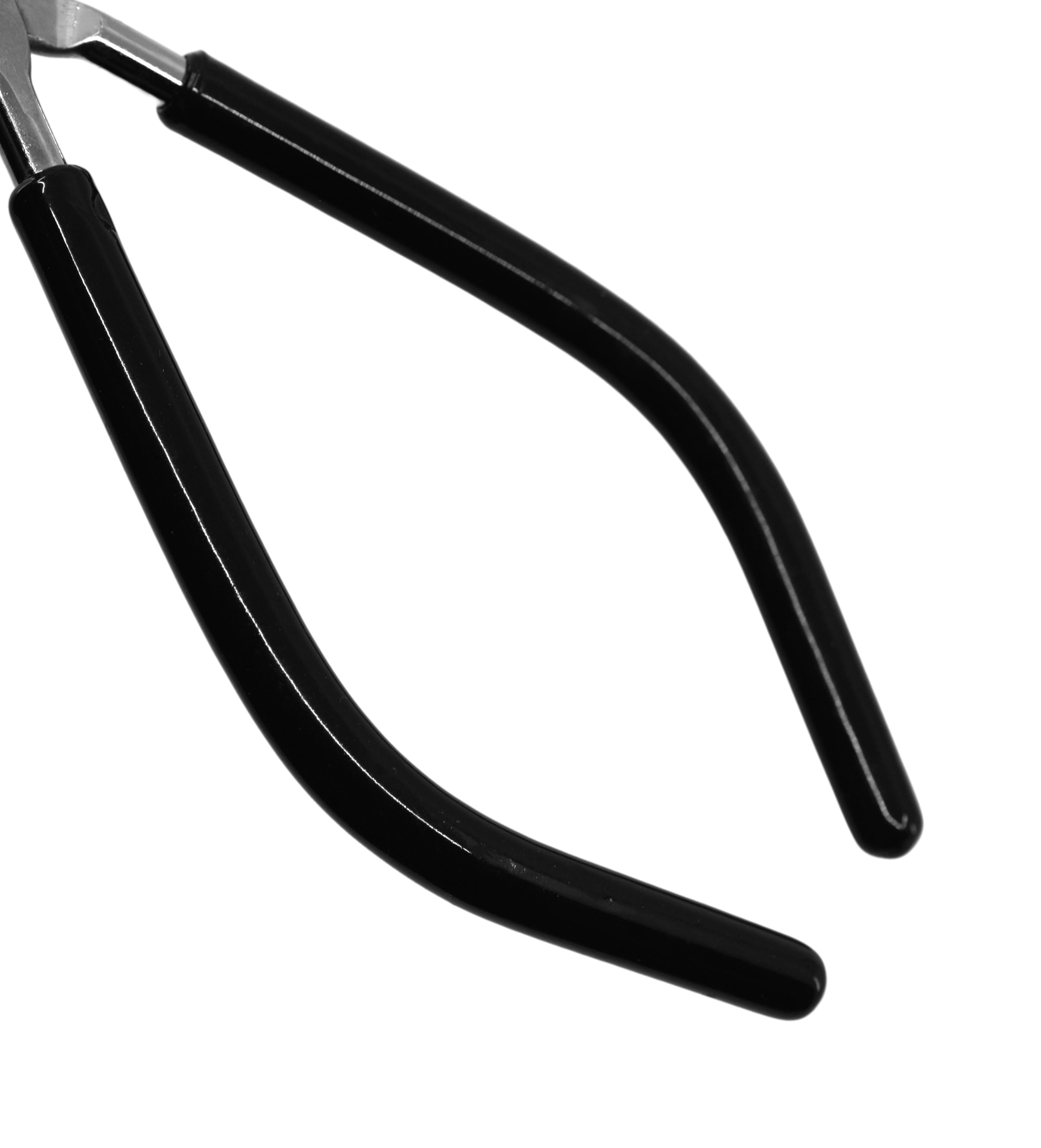 Beaker Tongs, 9.75" Long - Rubber Coated Jaws - Nickel Plated Steel