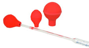 Pear Shape Rubber Pipette Bulb
