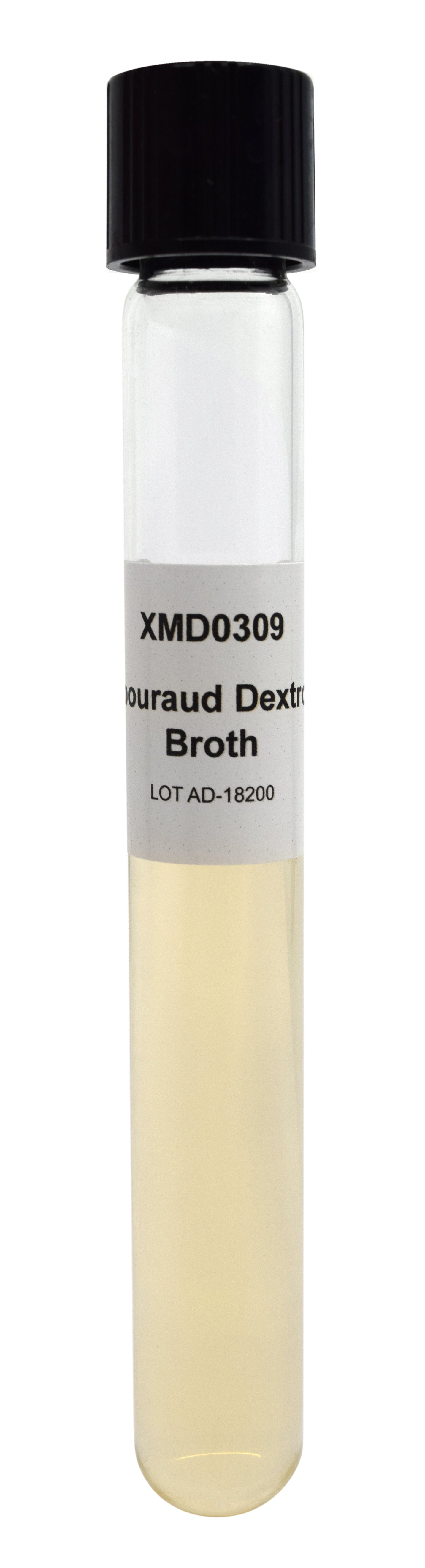 100-Case Sabouraud-Dextrose Broth Tubes, 9mL