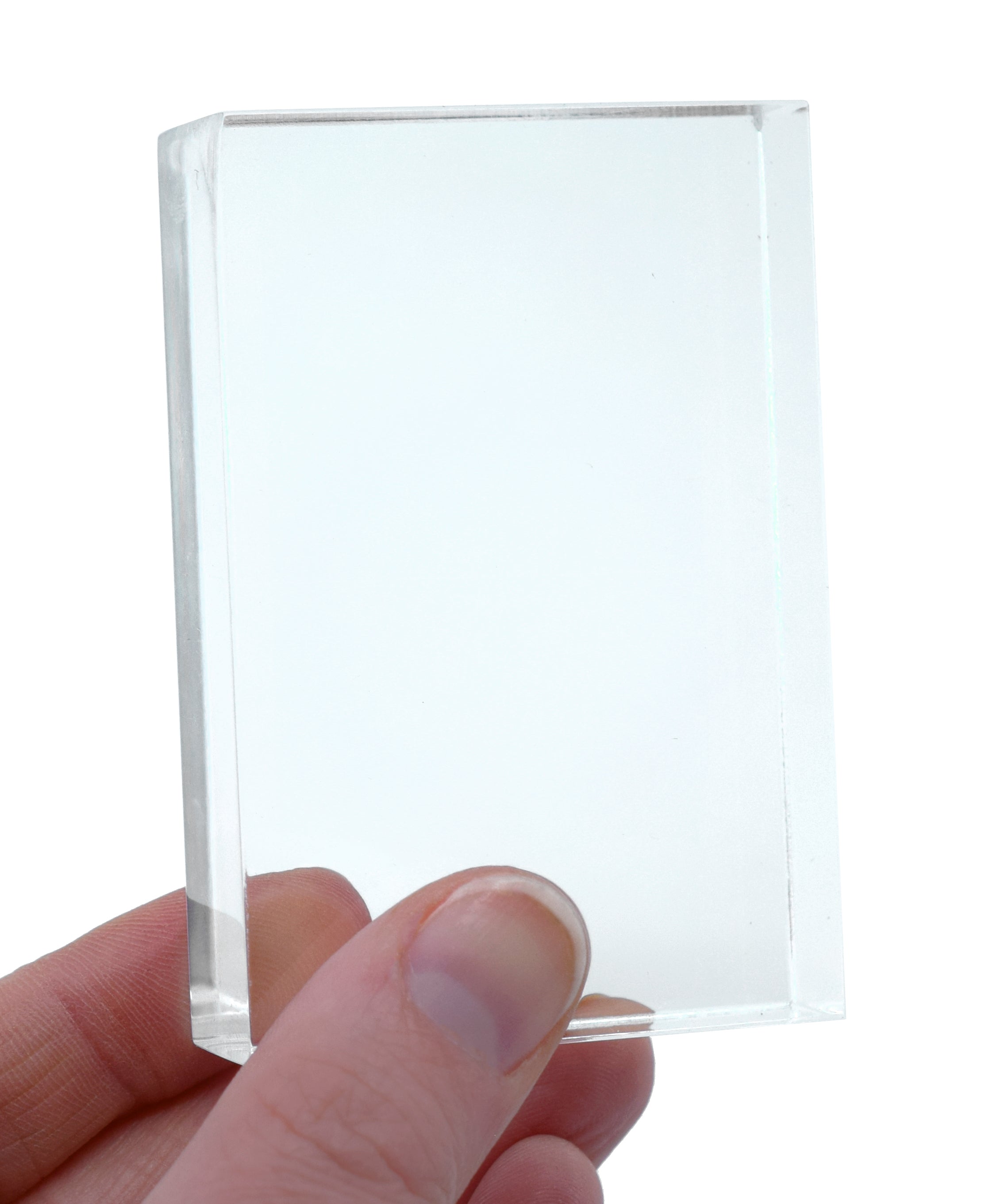 Rectangular Refraction Acrylic Block, 75 x 50 x 18mm