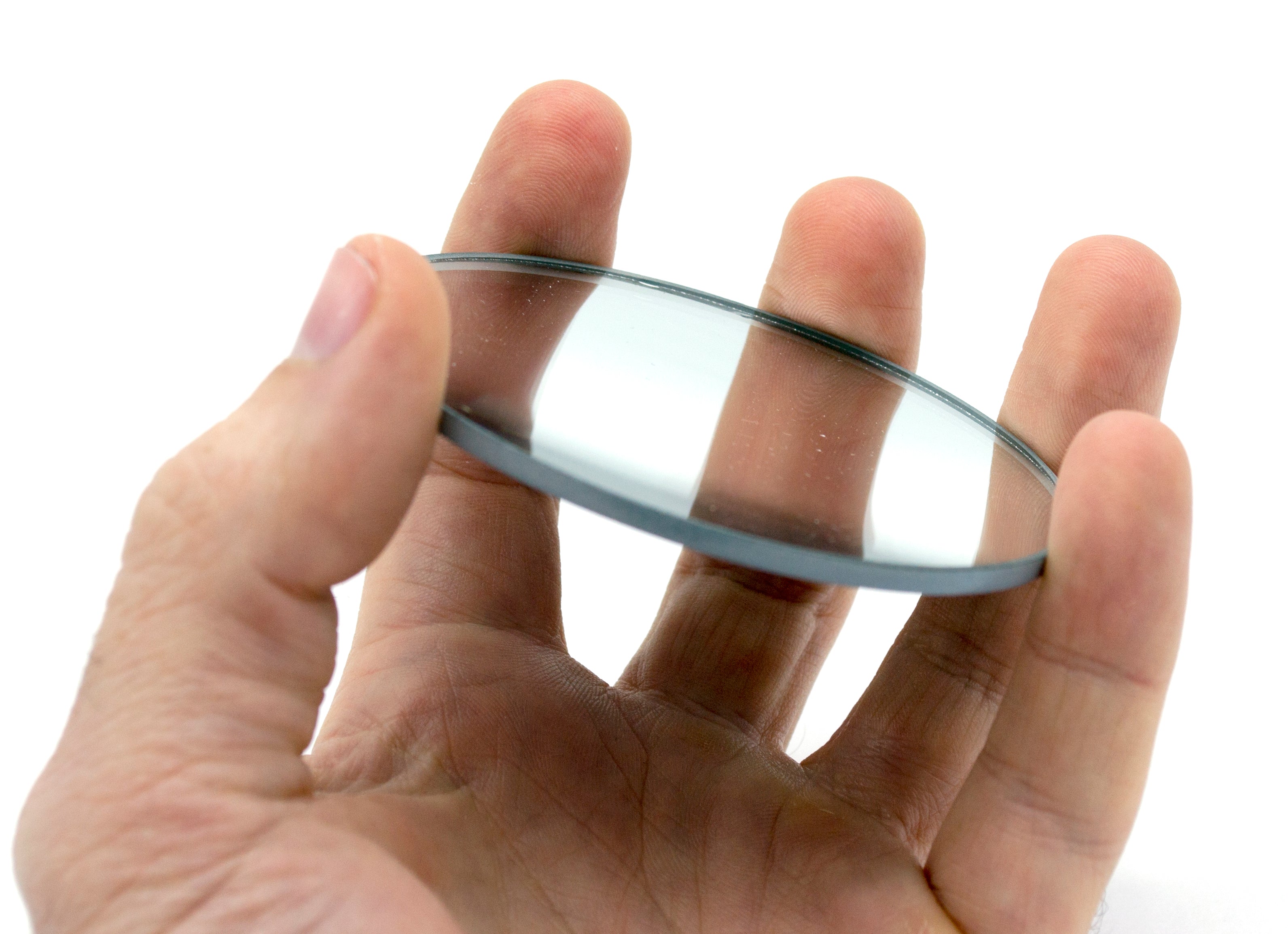 Concave Glass Mirror, 75mm Diameter, 100mm Focal Length