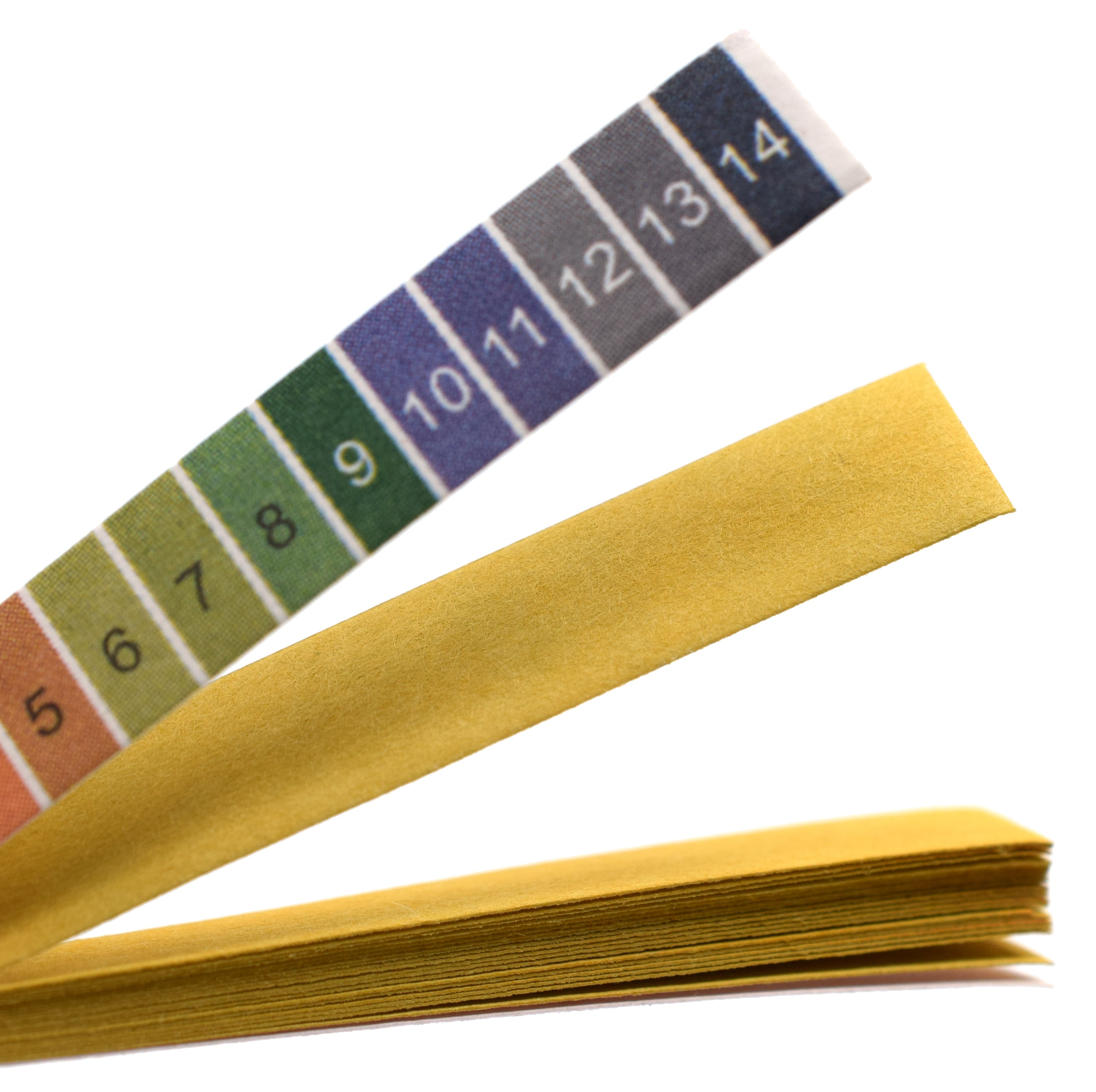 pH 1-14 Test Strips, 100 Papers in Plastic Vial