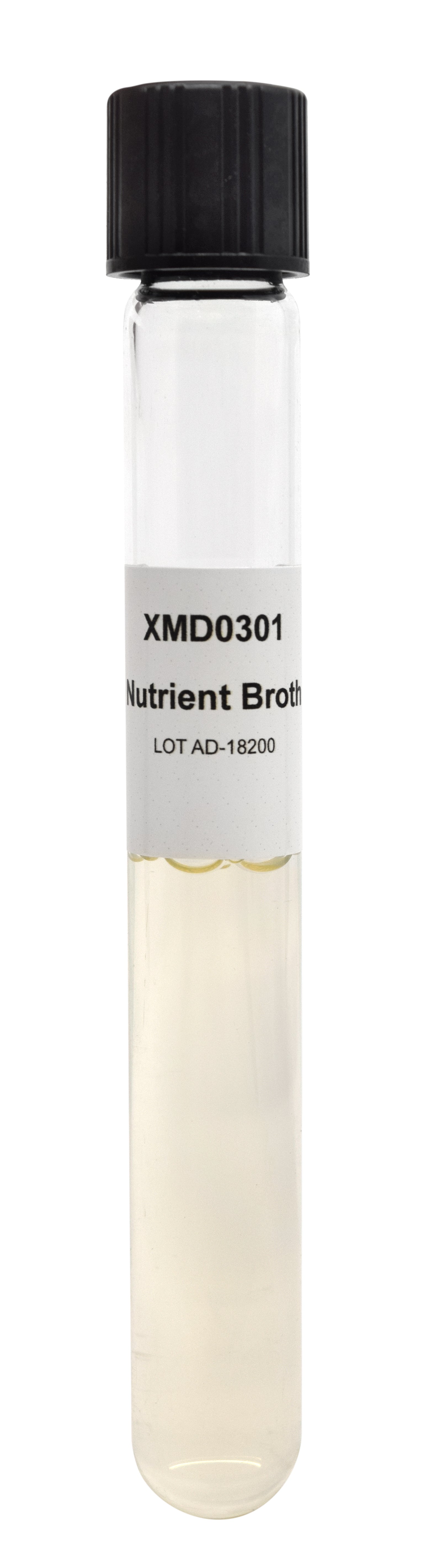 100-Case Nutrient Broth Tubes, 9mL