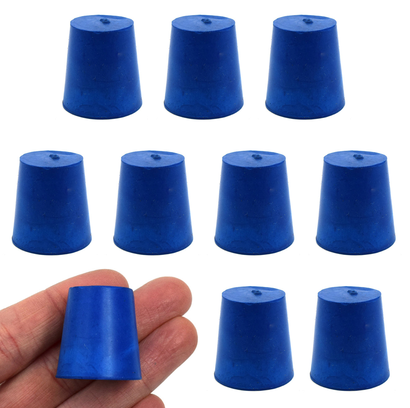 Solid Neoprene Stopper, 10-Pack