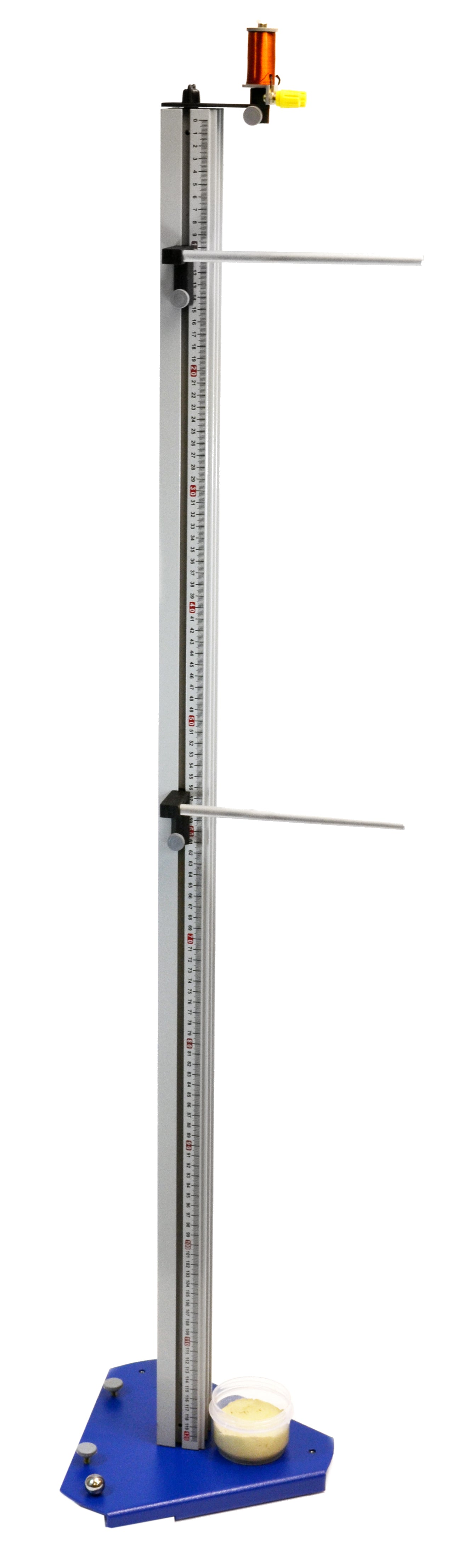 Advanced Free Fall Apparatus with Aluminum Column and Electromagnet