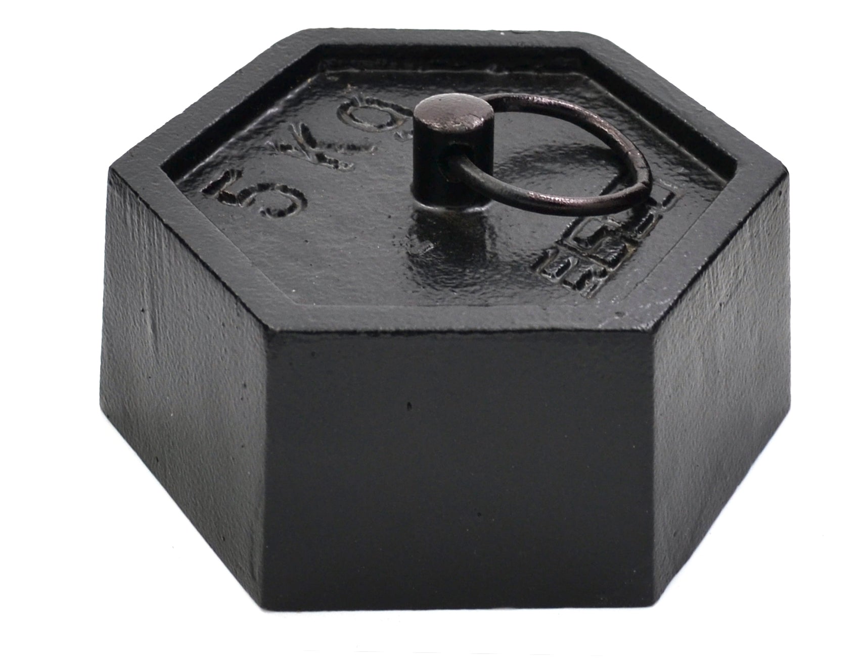 Hexagonal Iron Mass with Lifting Ring