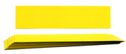 Lockdown Magnetic Strips, Yellow, 8 x 2", 10-Pack