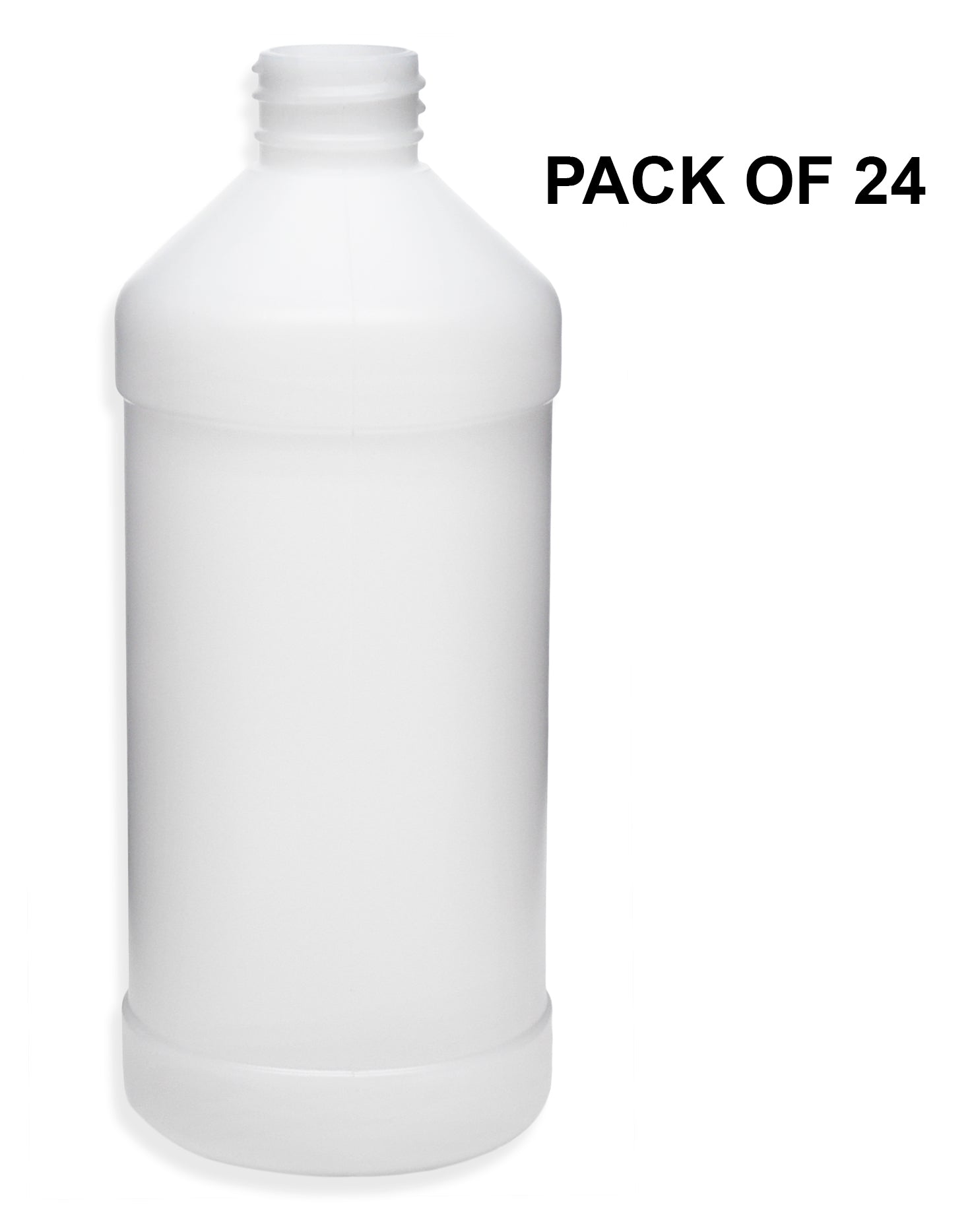 Translucent HDPE Chemical Bottle, Refillable