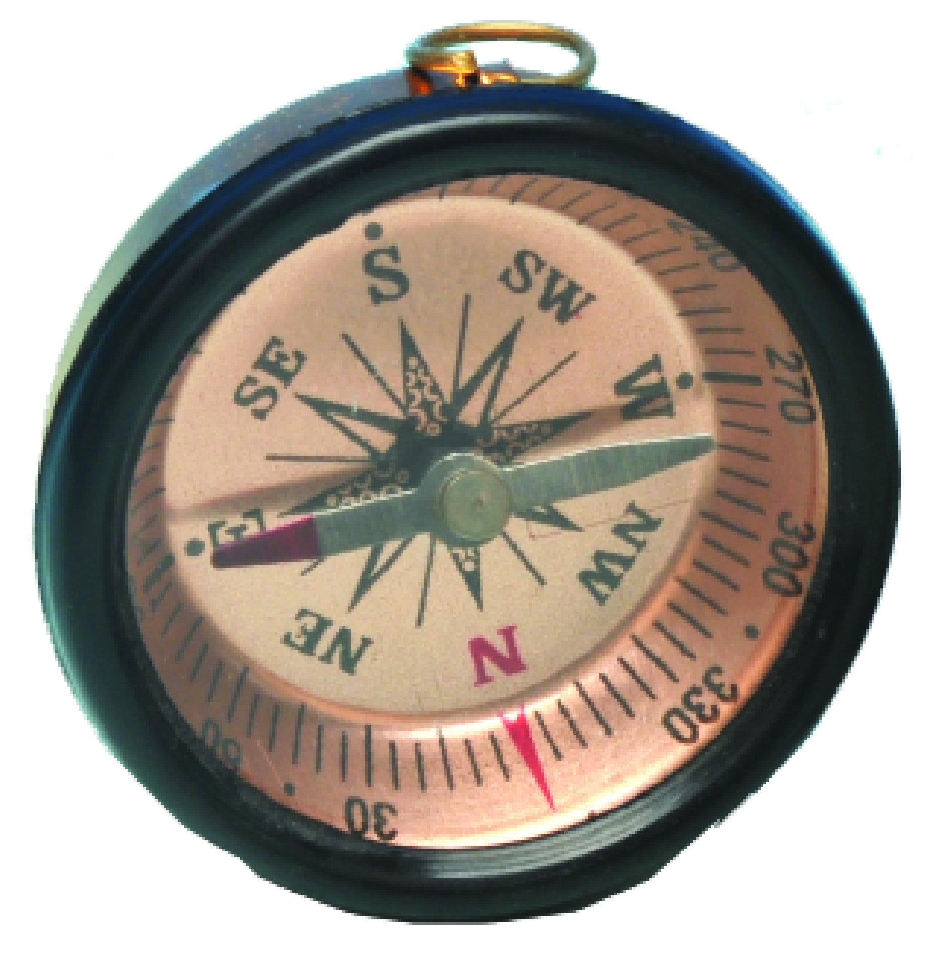 Small Aluminum Pocket Compass, 45mm