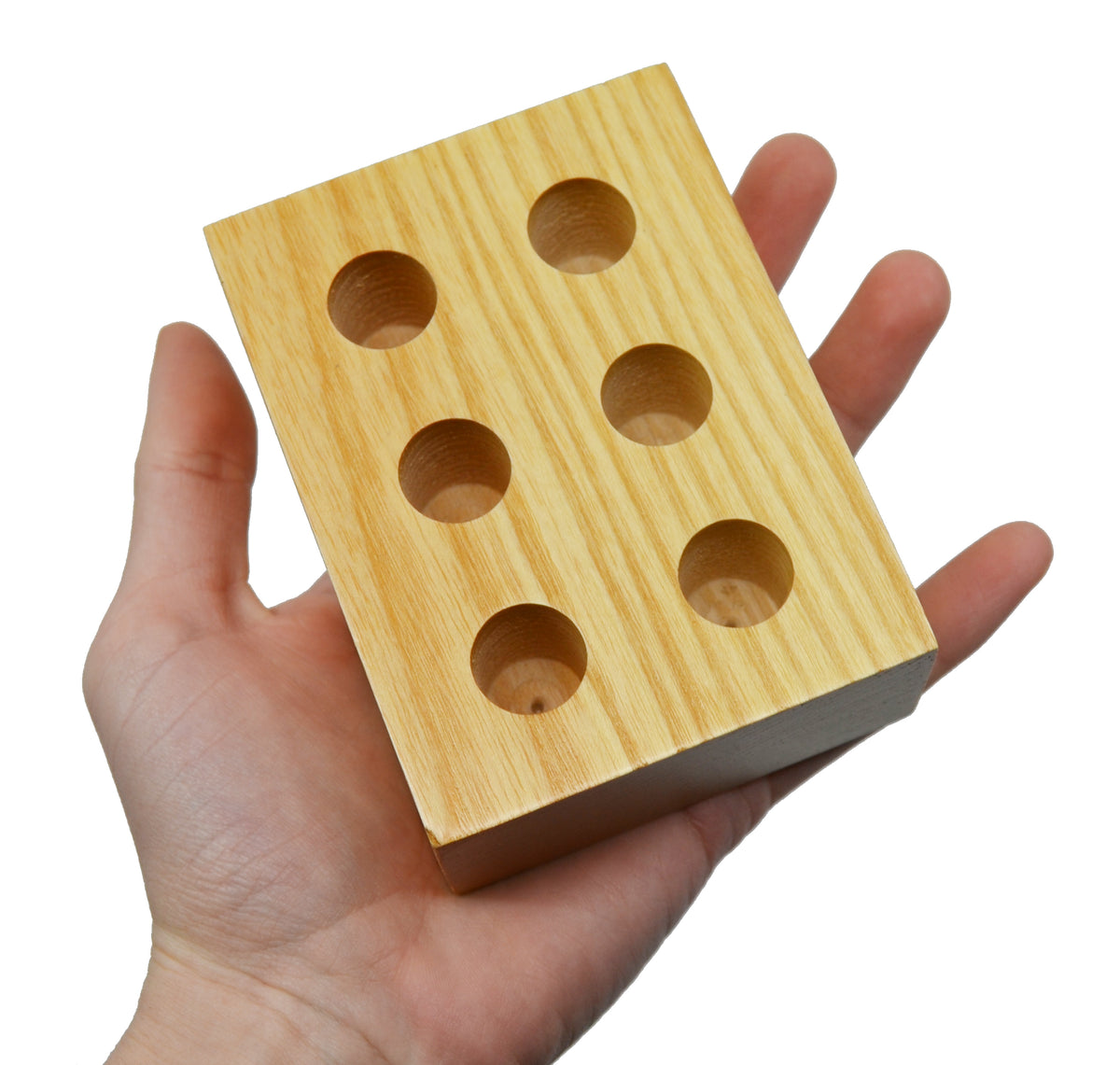 Pin Storege Wooden Entomology Pin Storage Block, 6 Holes for Various Pin Sizes ...
