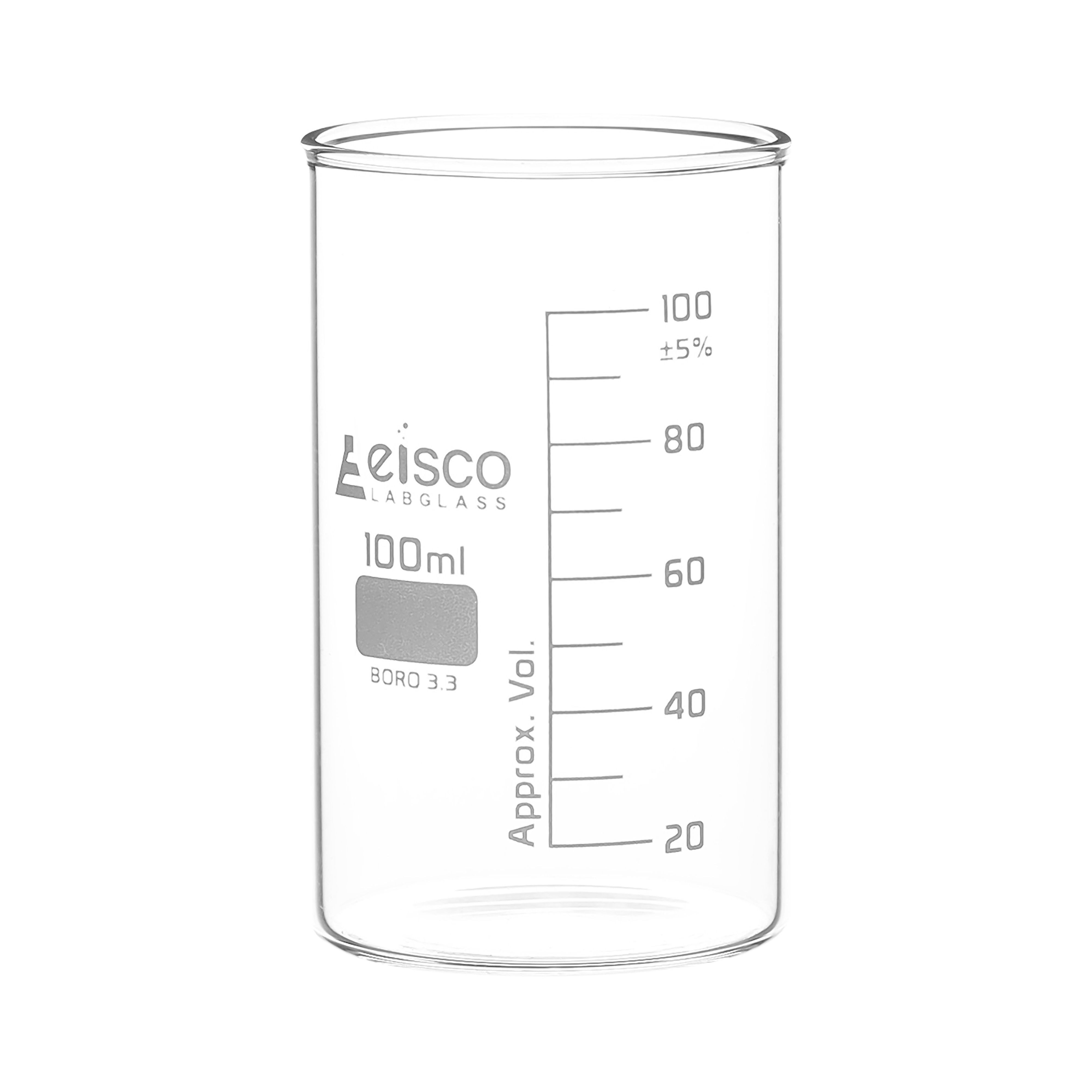 Tall Form Berzelius Borosilicate Glass Beaker, Graduated