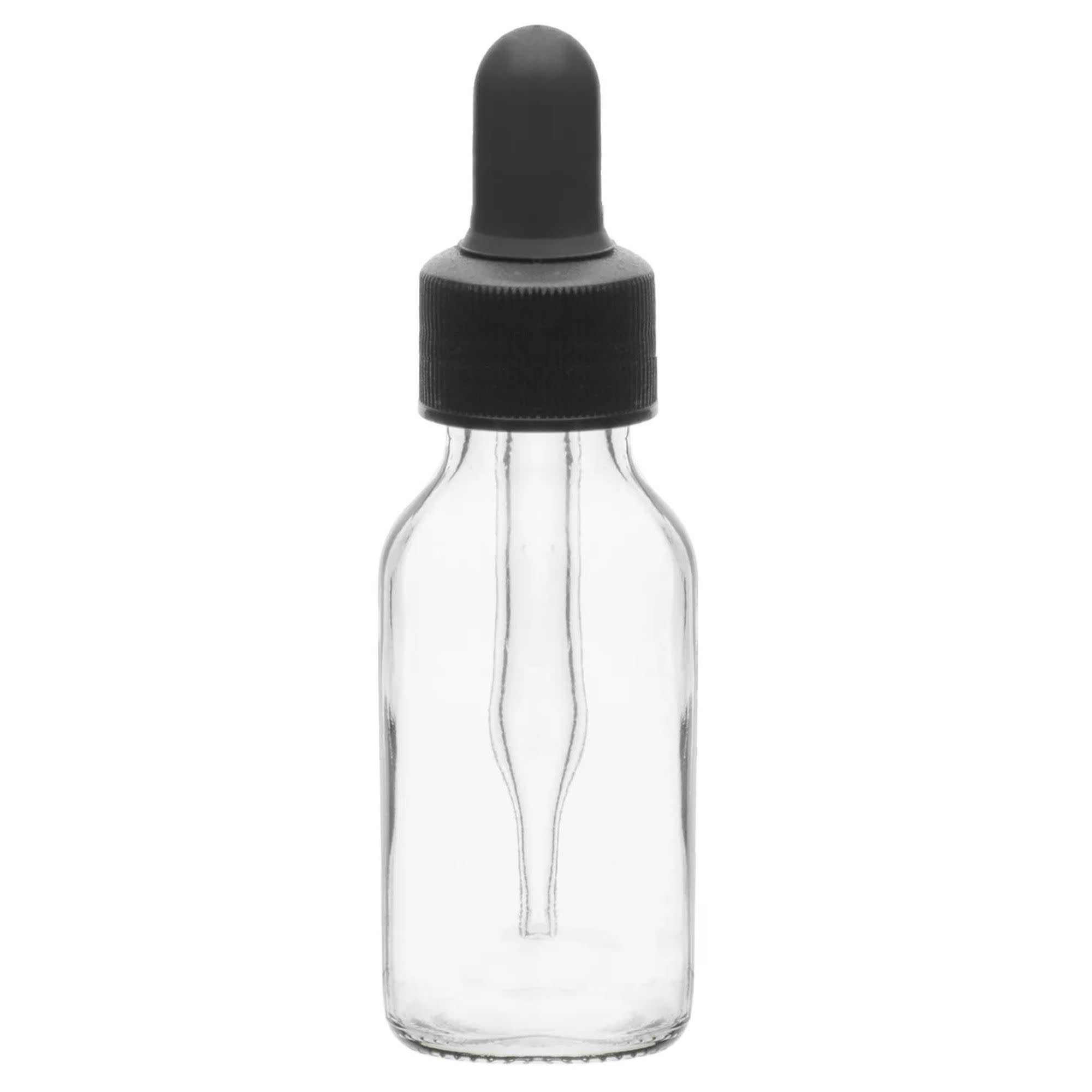 Soda Lime Glass Dropping Bottle with Screw Cap