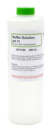 Clear pH 11.00 Standard Buffer Solution, 500mL