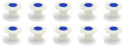 10-Pack Chemical-Resistant Polypropylene Stoppers, 24/29