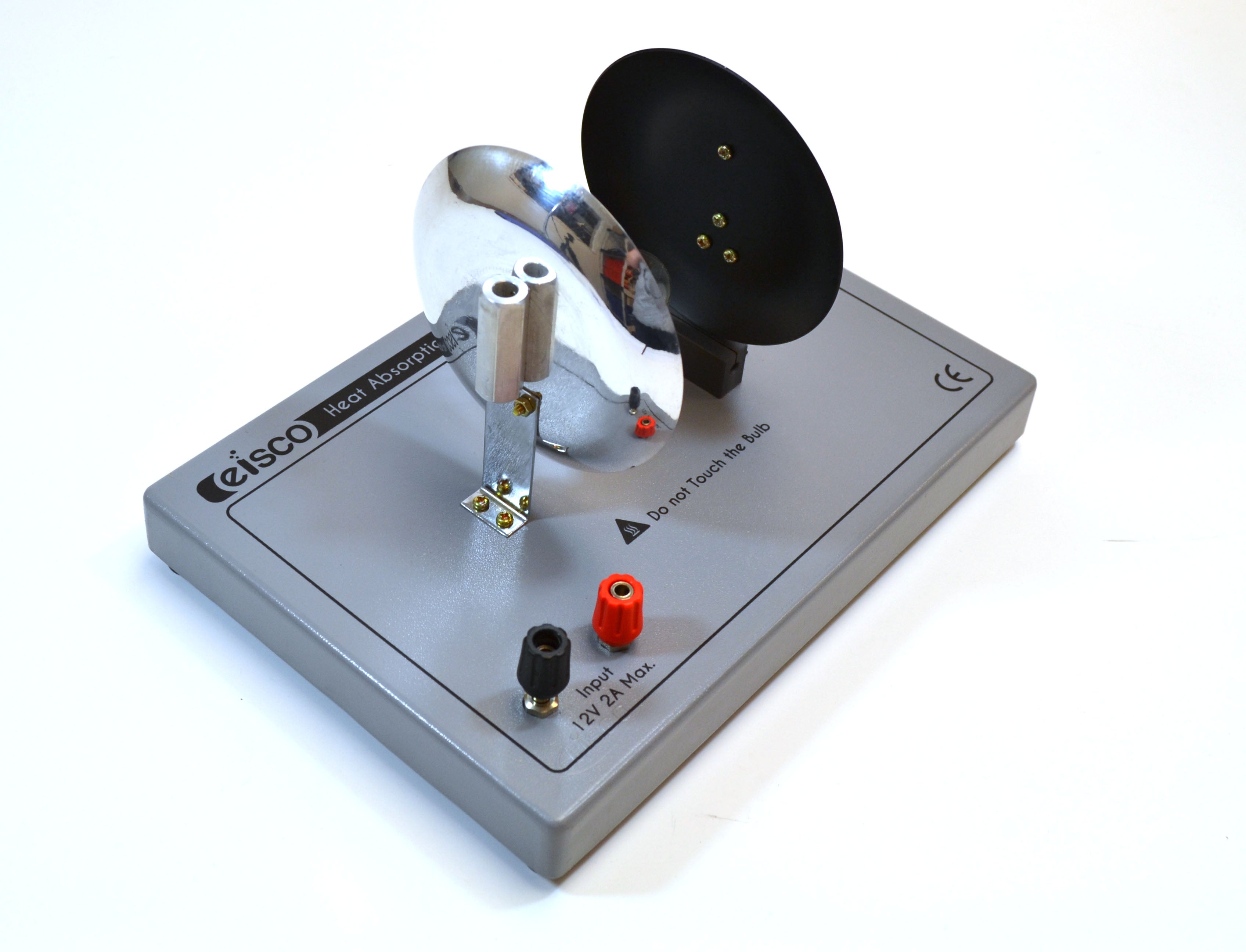 Heat Absorption and Radiation Comparator with White Screen