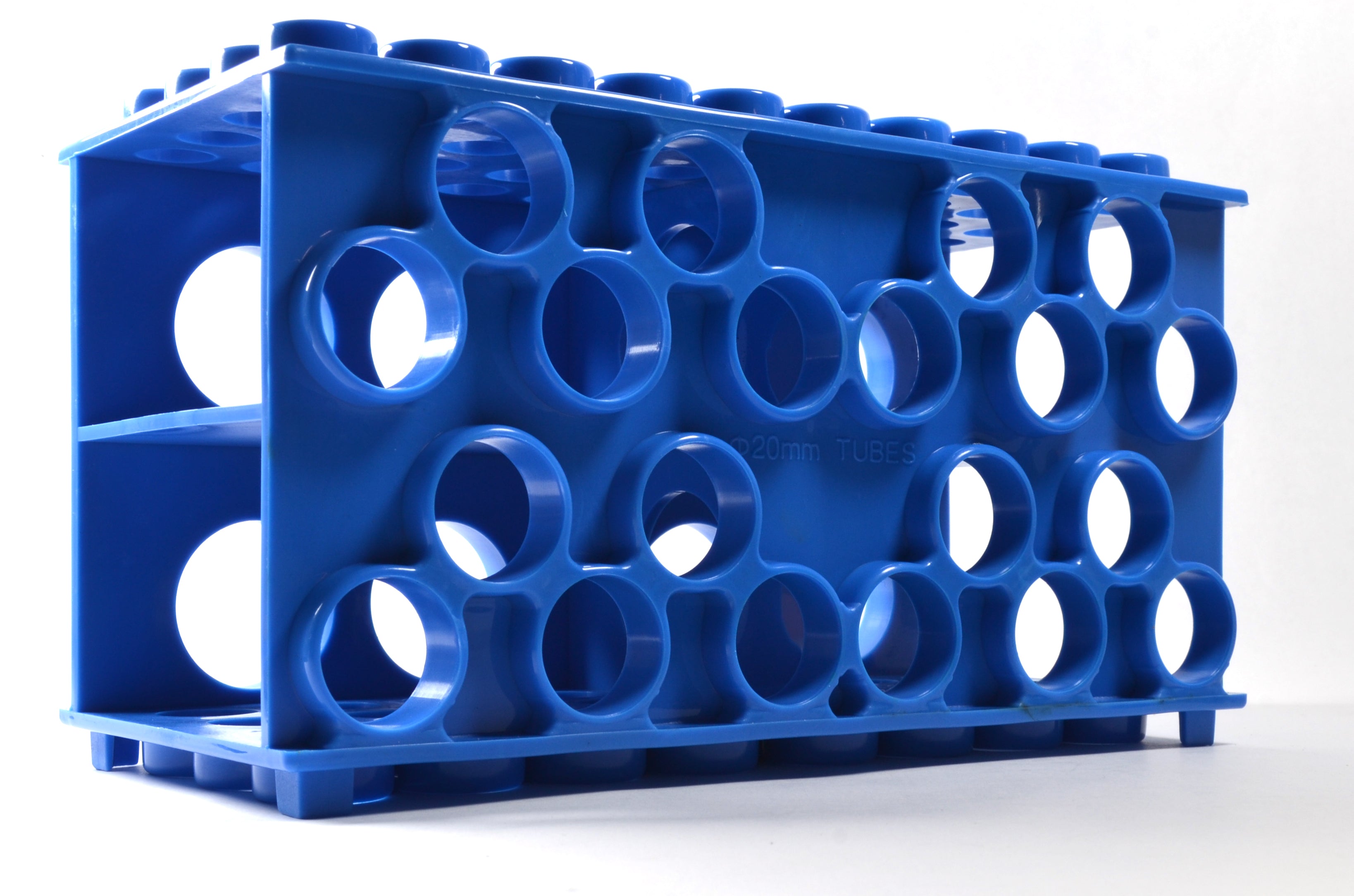 Universal Multi-Size Polypropylene Test Tube Rack (30/20/17/12mm)