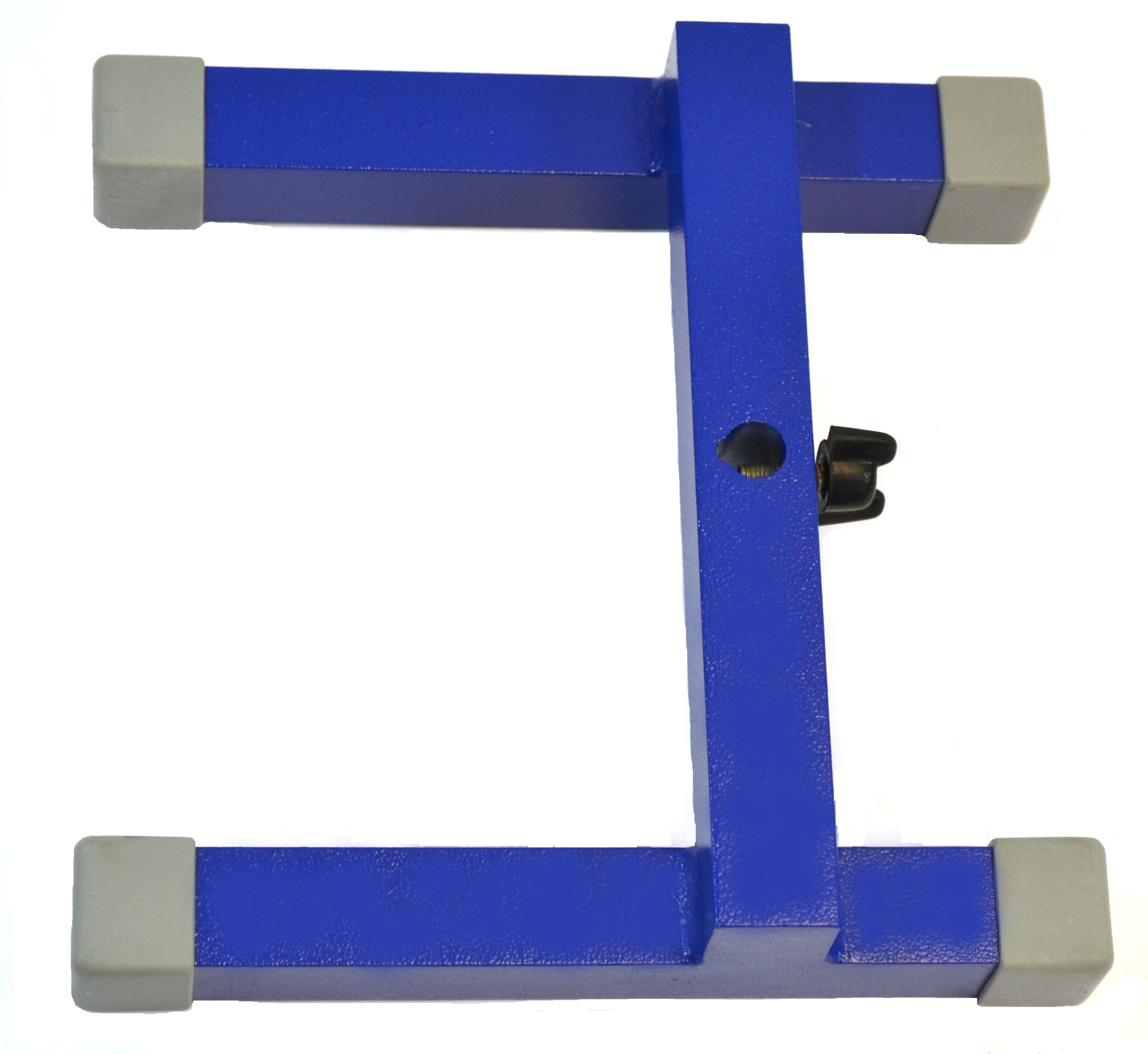 H-Shaped Cast Iron Retort Base, 8 x 8", Blue