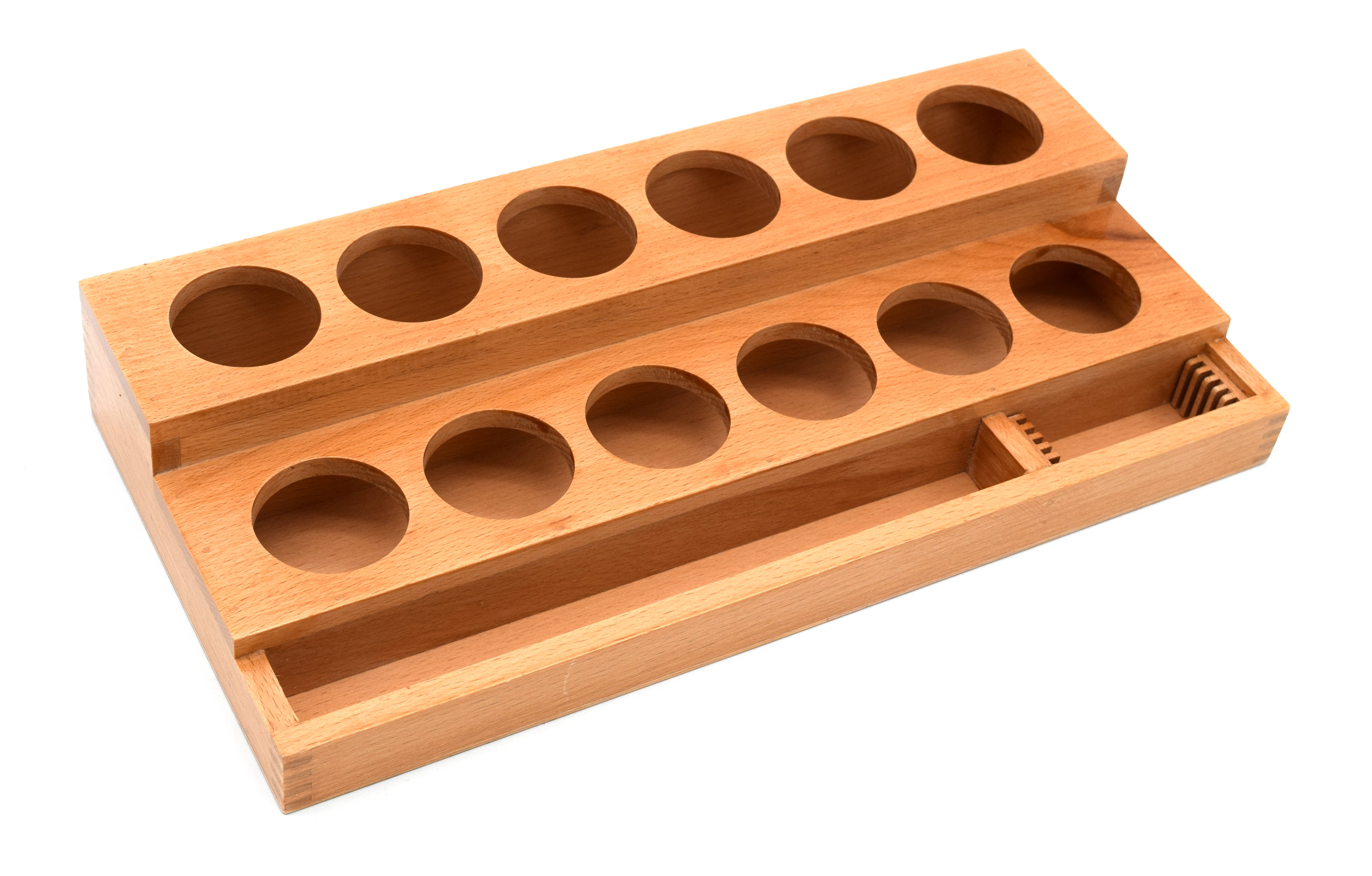 Wooden Staining Bottle Stand for 12 Bottles