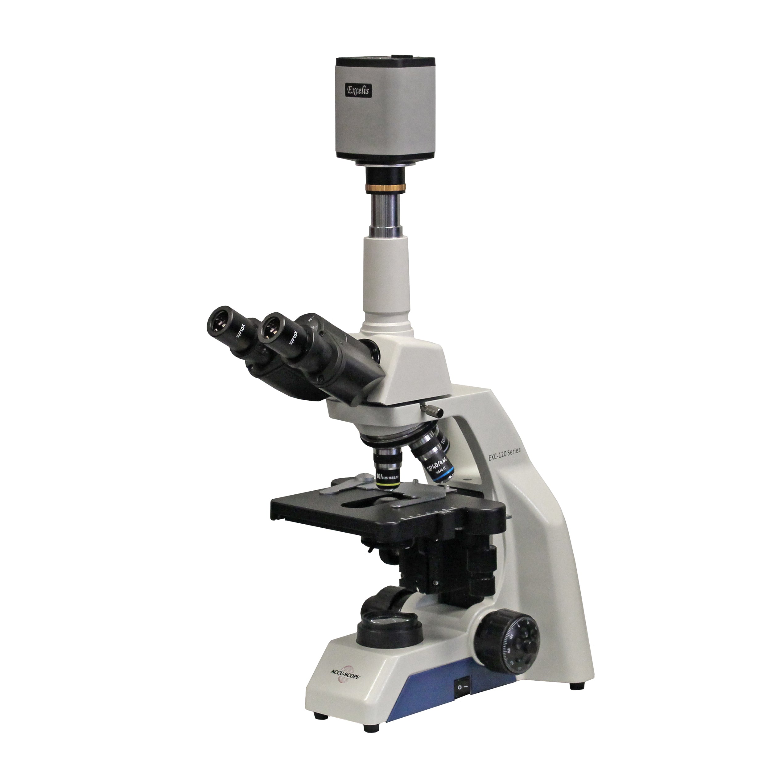 Accu-Scope Digital Compound Microscope with HD Camera, EXC-123-HD, 40-1000X