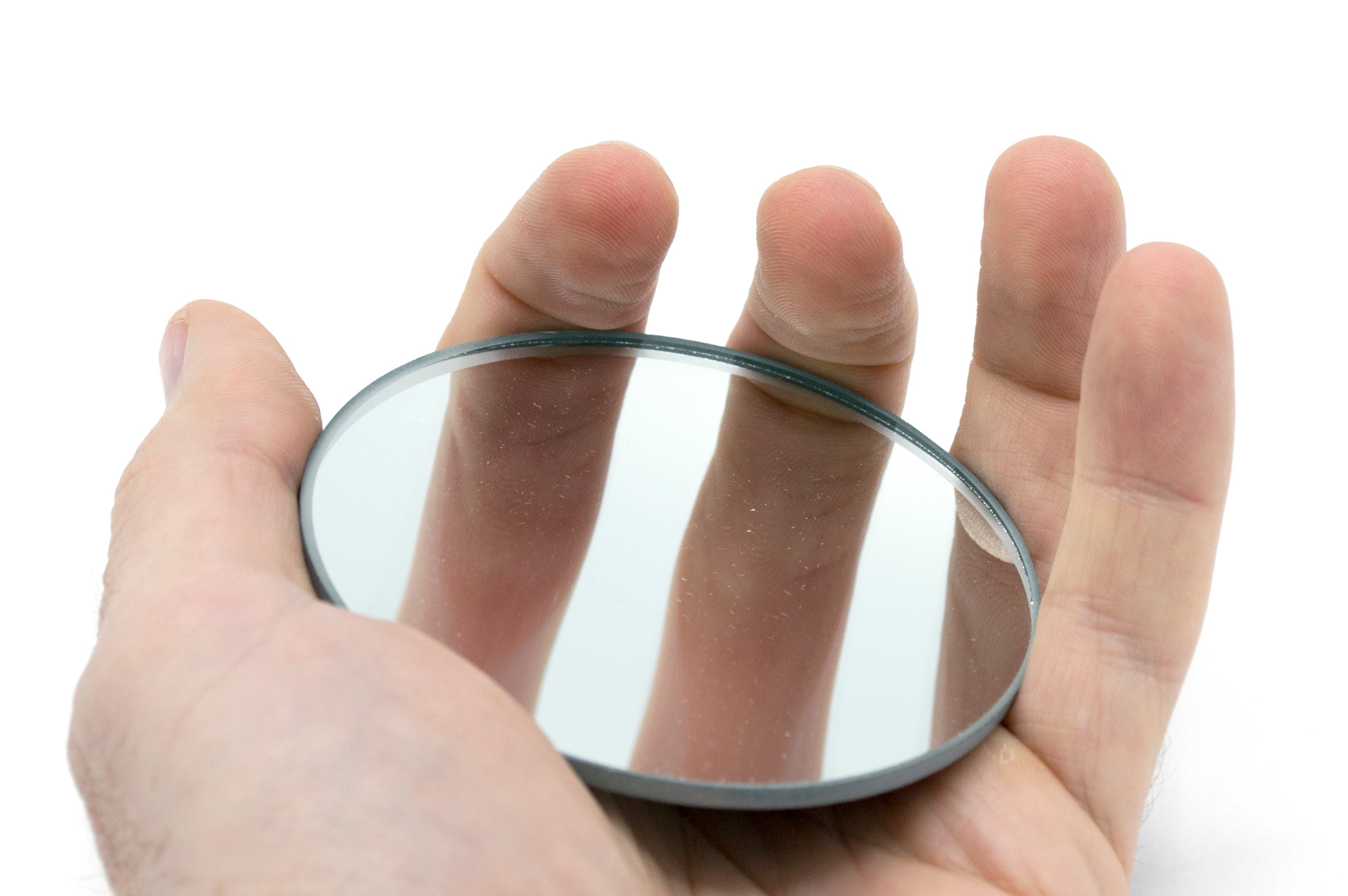 Concave Glass Mirror, 75mm Diameter, 100mm Focal Length