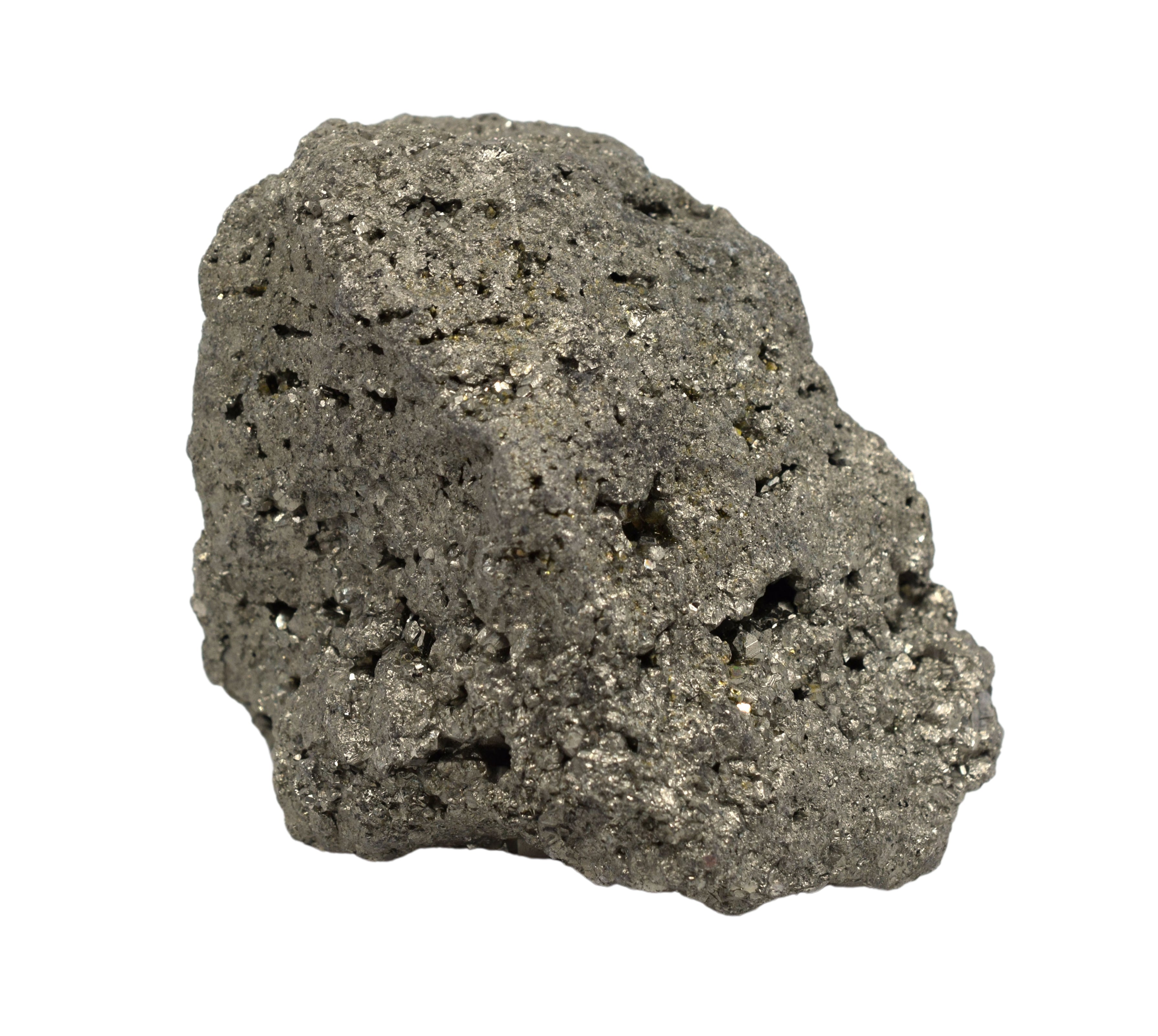 Raw Pyrite Mineral Hand Sample, Approx 3 inch