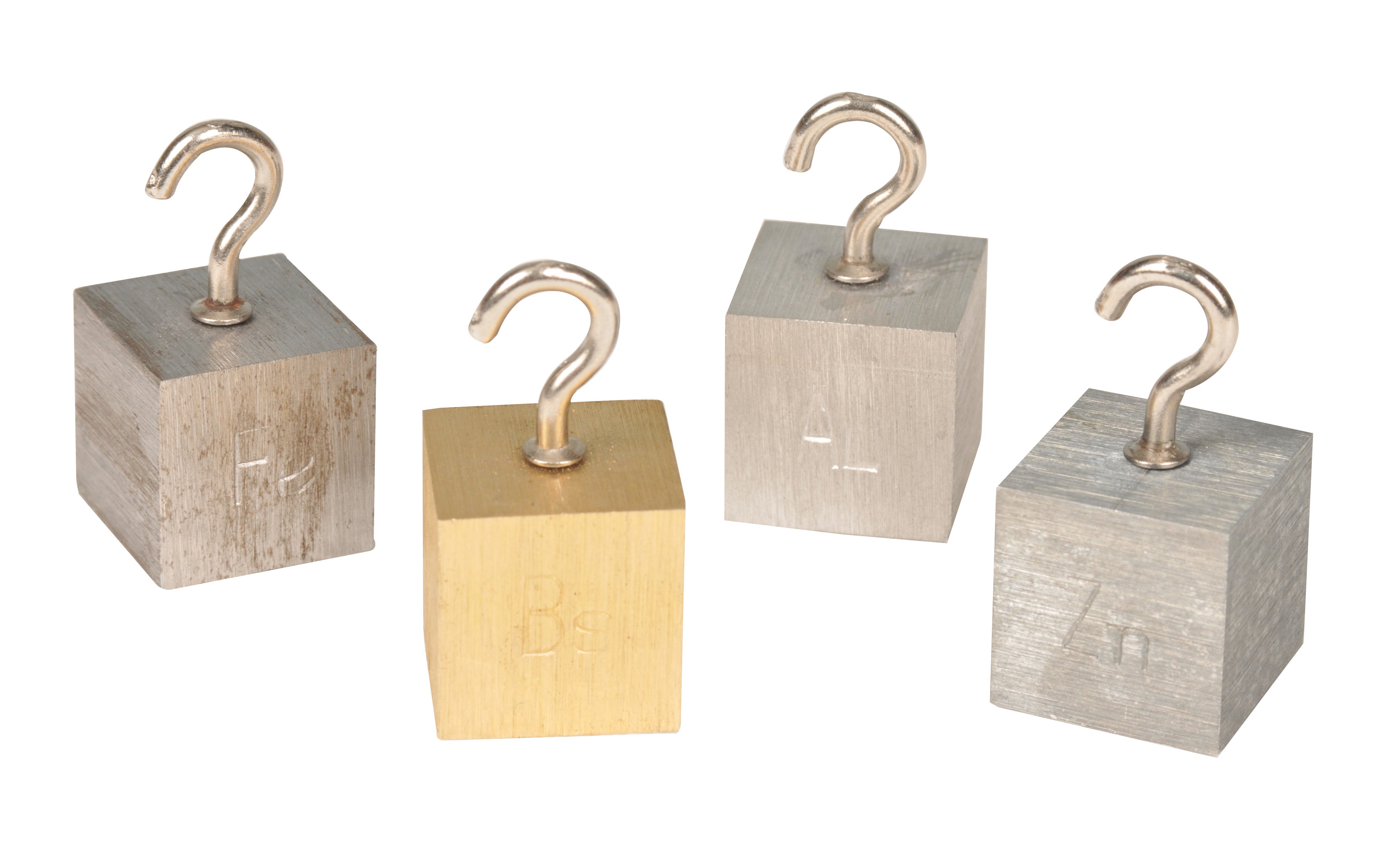 4-Piece Specific Gravity Cubes Set with Hooks