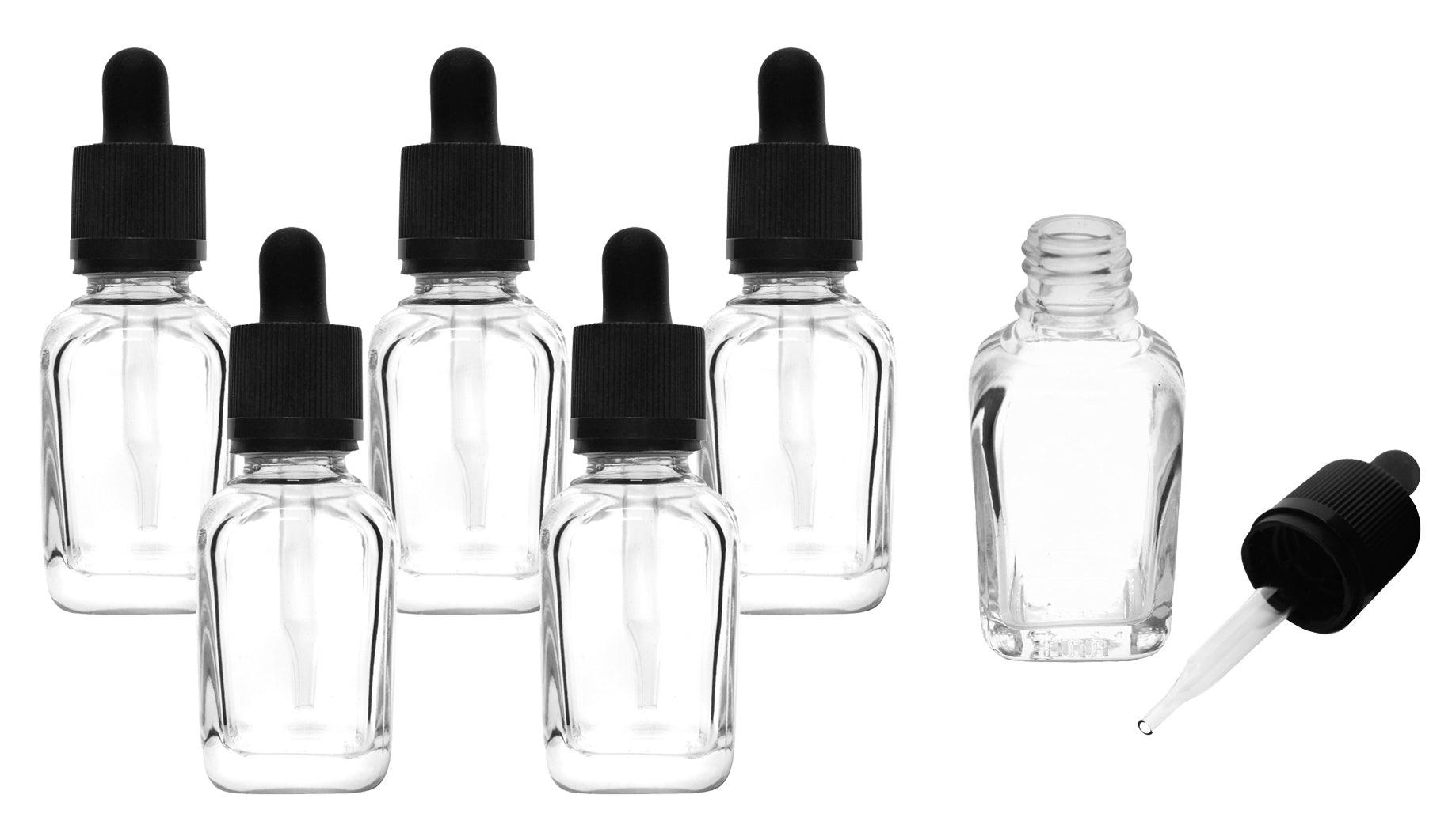 Heavy Duty Soda Lime Glass Barnes Dropping Bottle with Screw Cap, 30mL