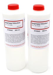 2-Pack Laboratory Grade 70% Isopropyl Alcohol, 500mL