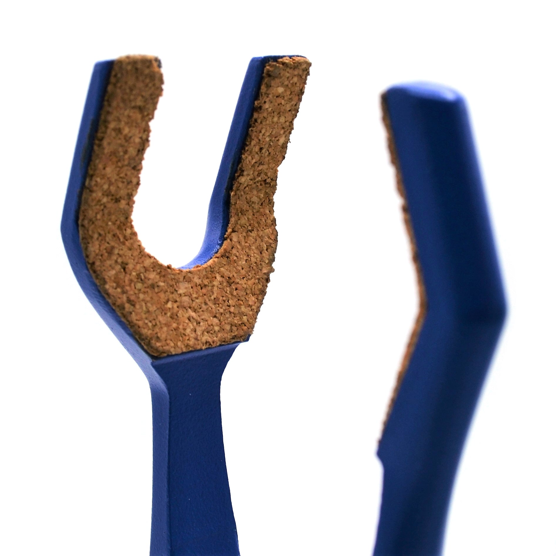 3-Finger Cork-Lined Extension Clamp on Stainless Steel Rod, 3.4" Max