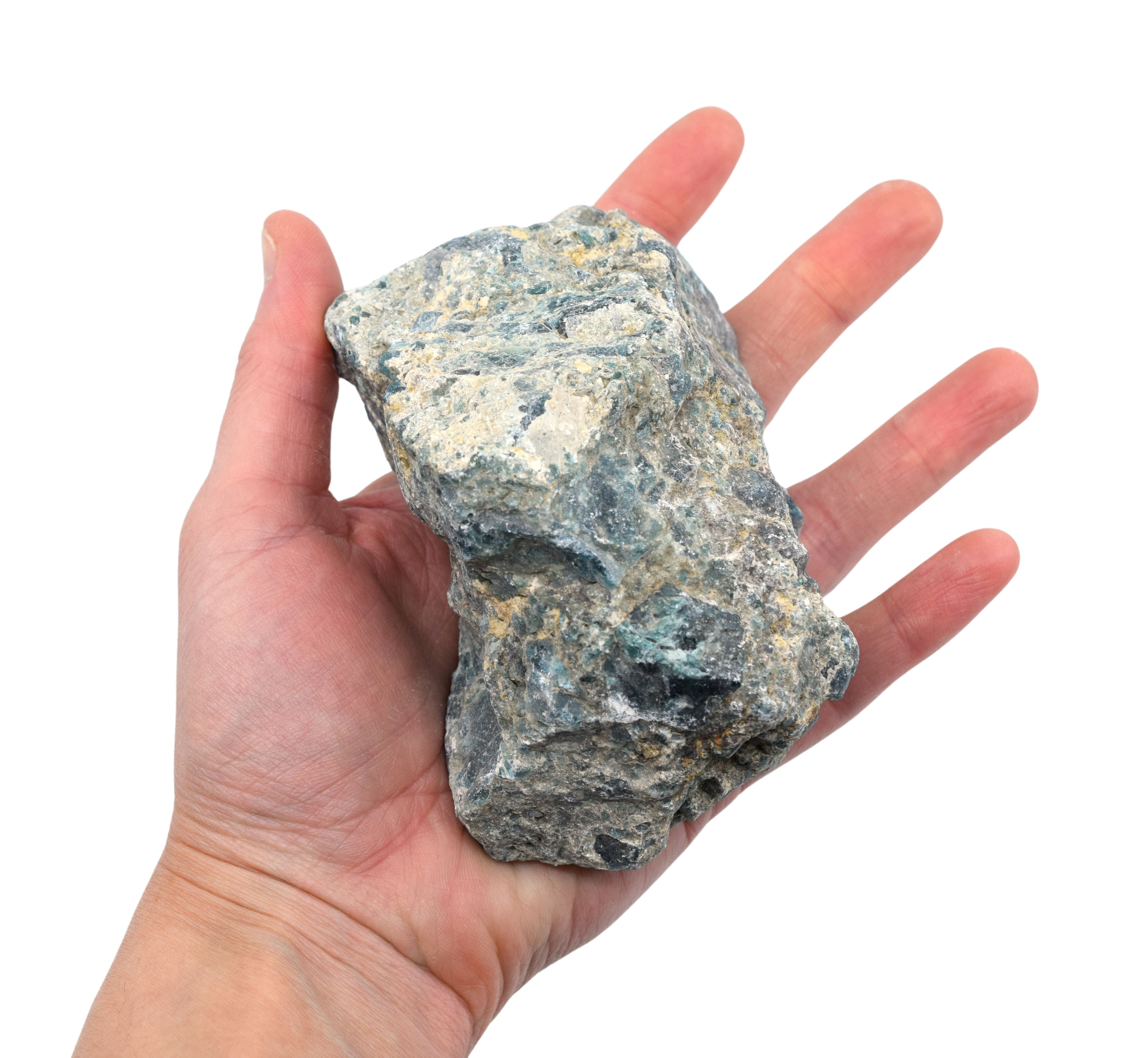 Raw Apatite Mineral Hand Sample, Approx 3 inch
