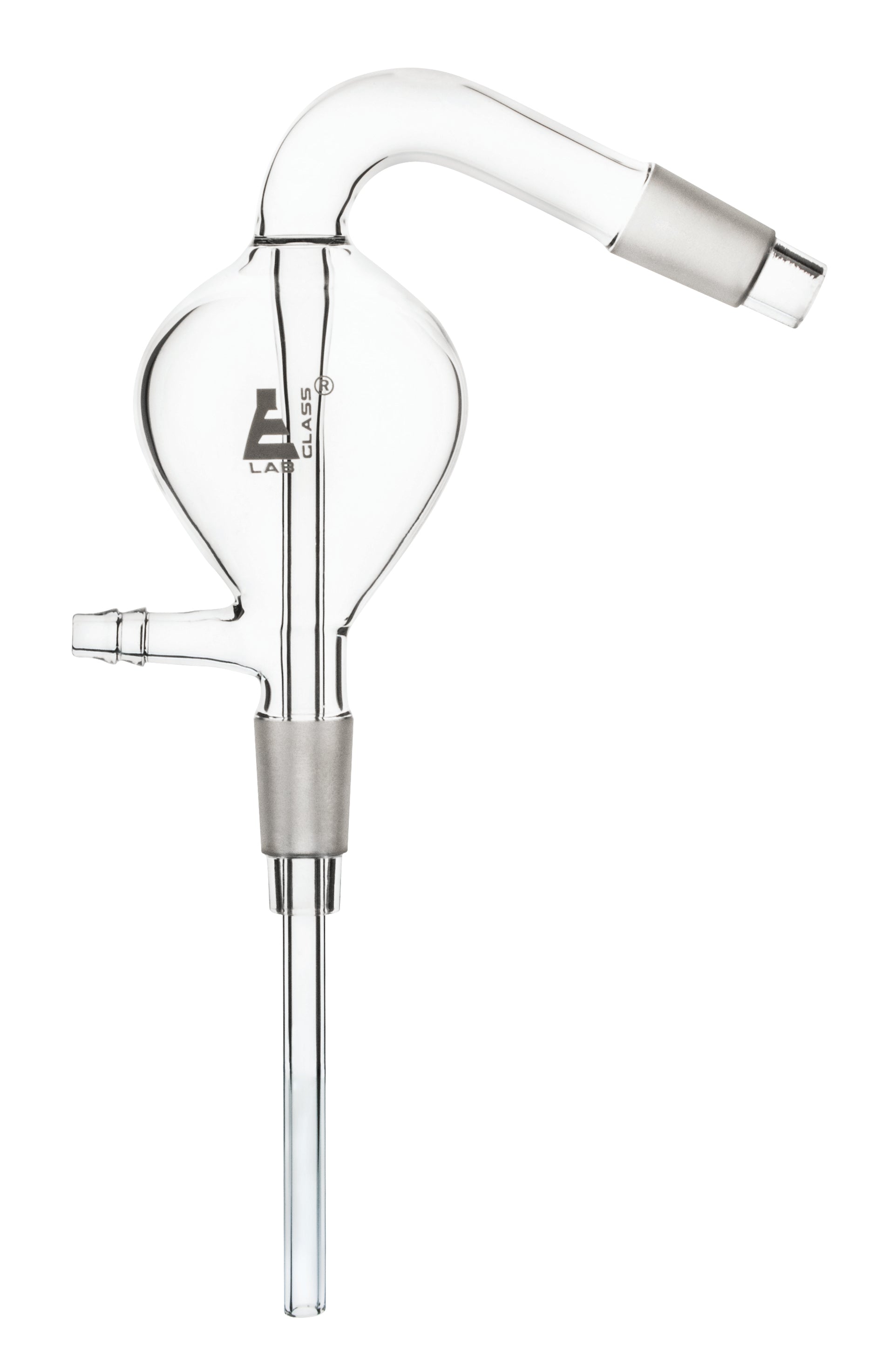 Sloping Steam Distillation Head, 34/35 Flask and 19/26 Condenser Cones, Borosilicate Glass