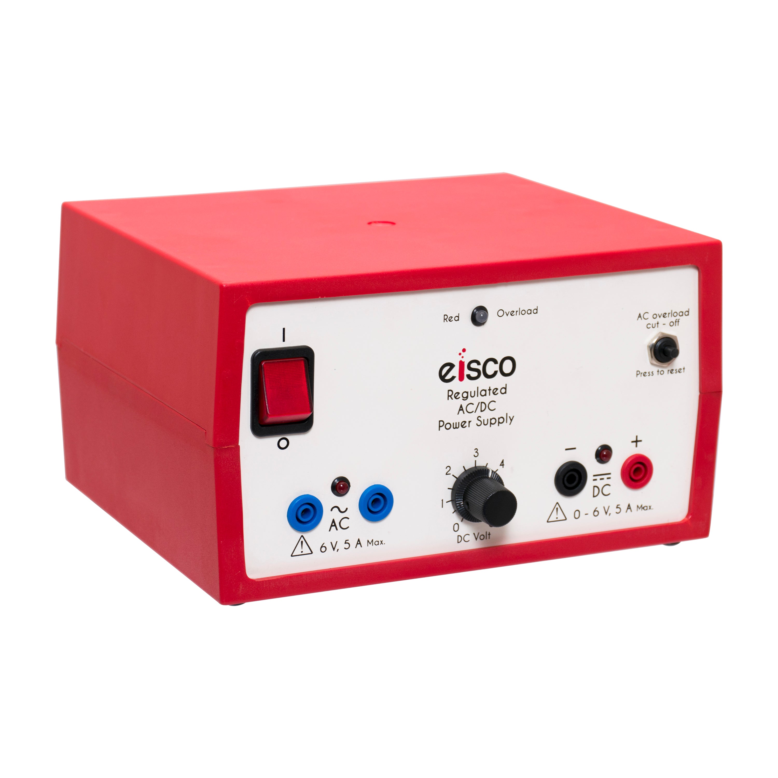 Dual-Output Power Supply, 6V AC and 0-6V DC
