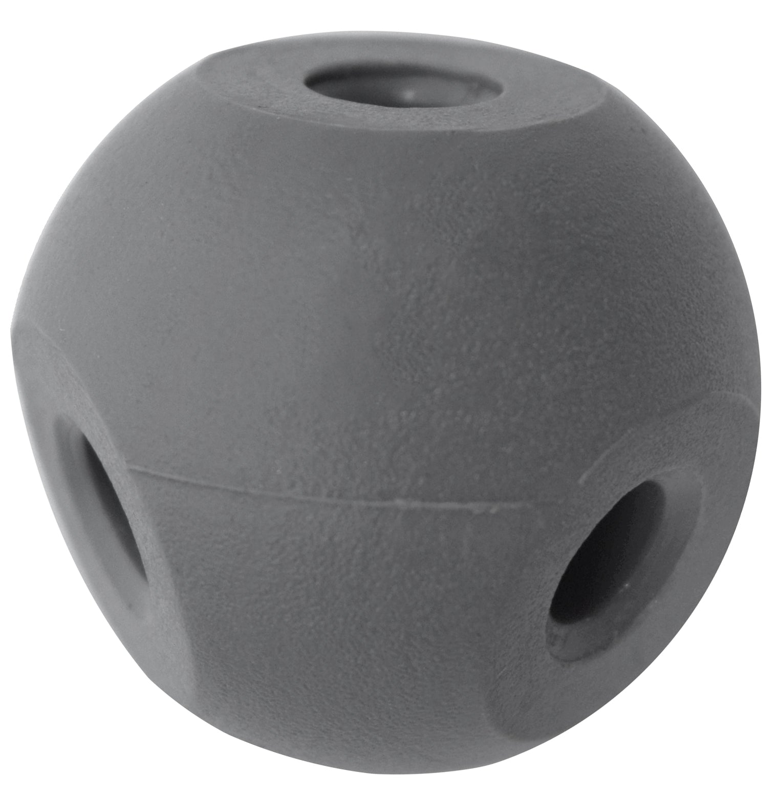 Gray Molecular Model Atom, 2.2cm, 4 Holes, 10-Pack