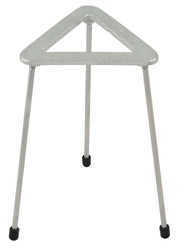 8.25" Triangular Lab Tripod, Zinc-Plated, 4.75" Top