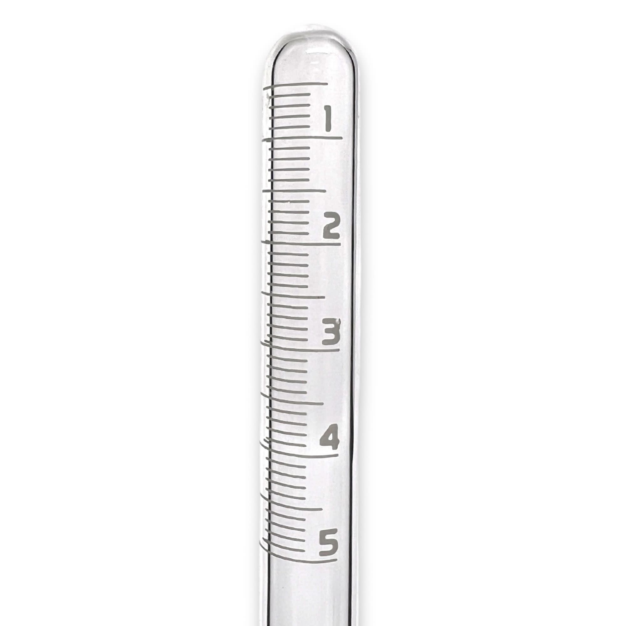 Graduated Fermentation Tube with Foot, Borosilicate Glass