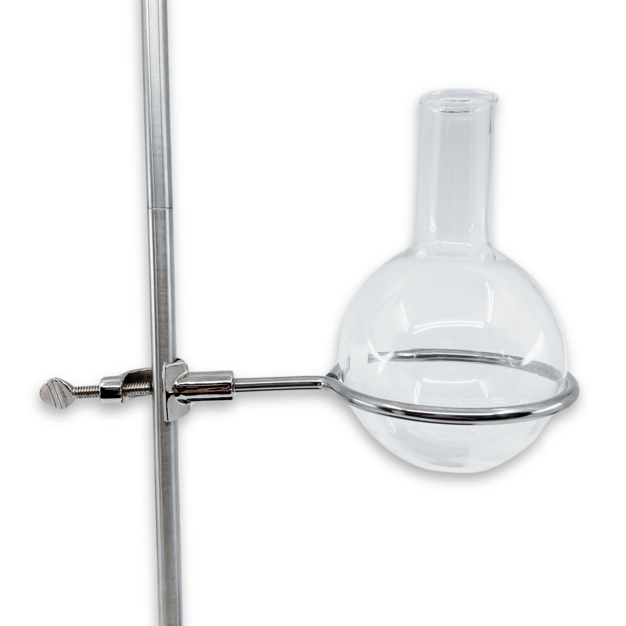 10cm Support Ring with Integrated Boss Head, up to 5/8" Rods