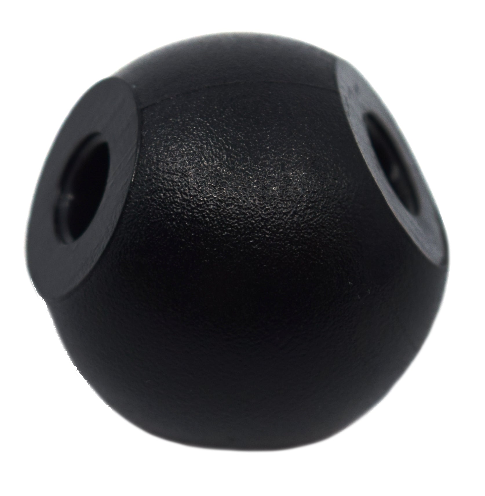 Black Molecular Model Atom, 2.2cm, 3 Holes, 10-Pack