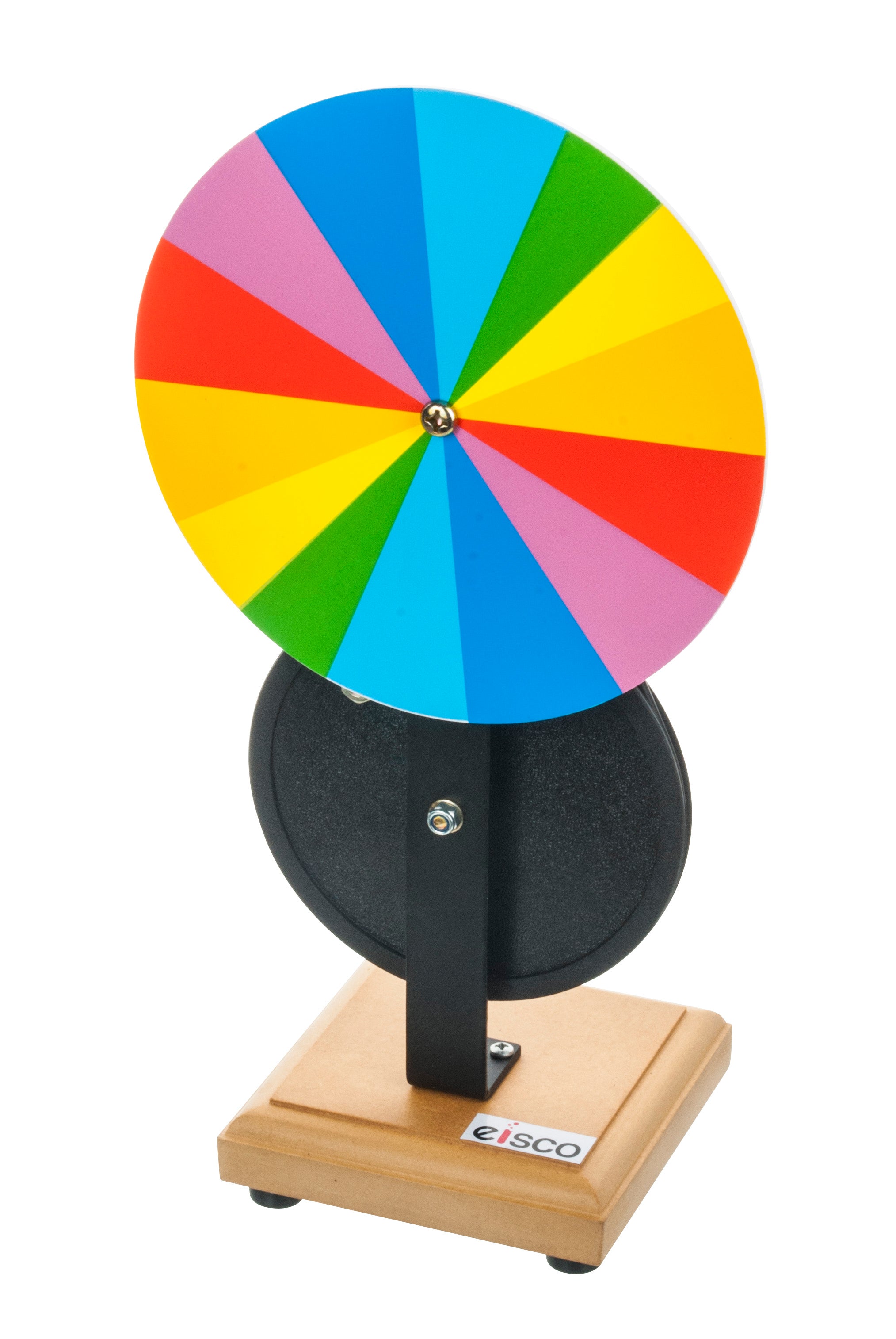 Newton's Color Disc on Wooden Base, 13"