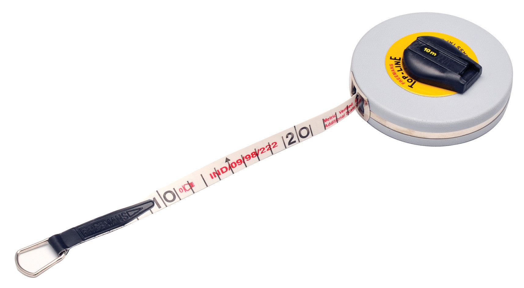 10m Fiberglass Tape Measure with PVC Cover and Winding Handle