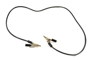 750mm Connecting Lead with Alligator Clips, Black