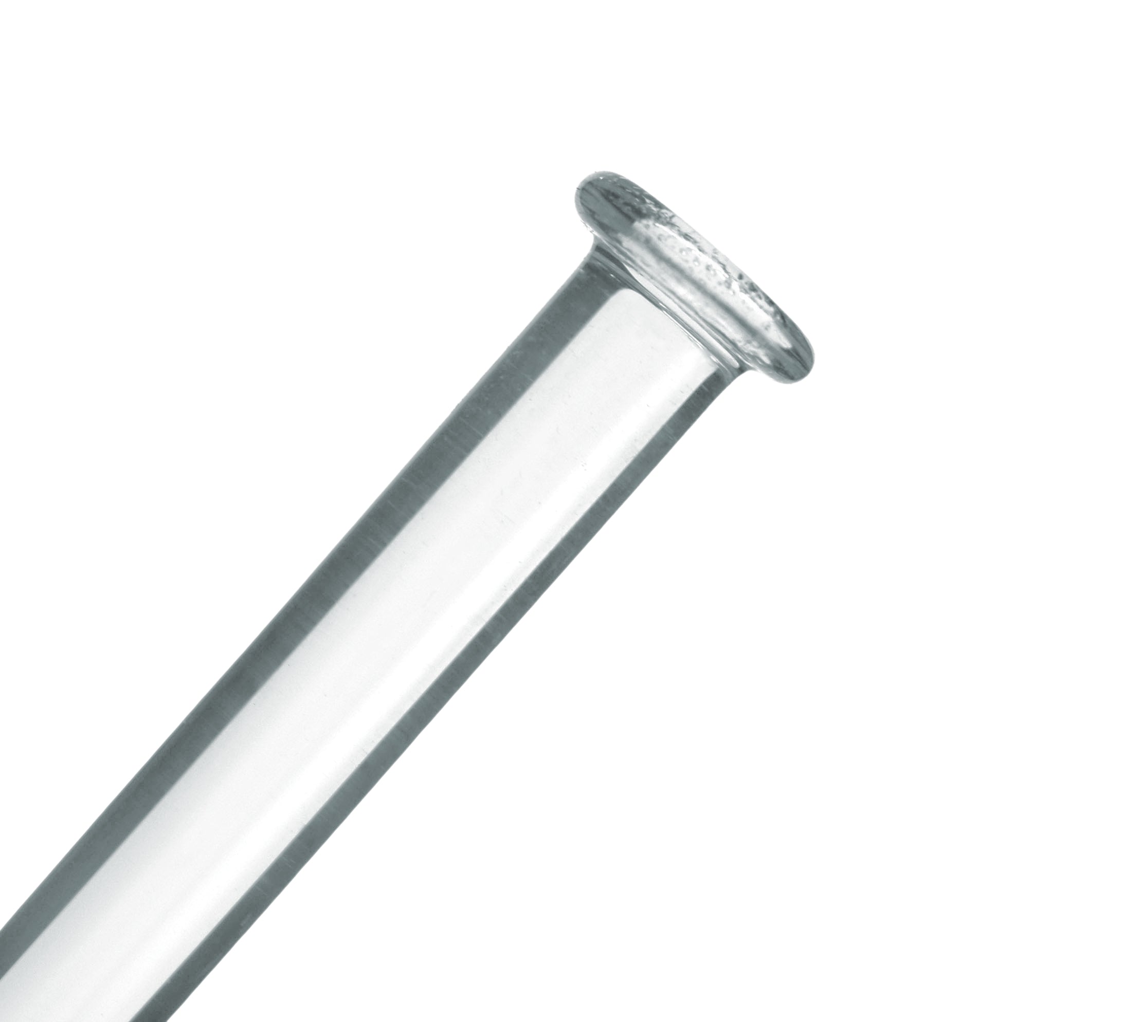 11.8" Glass Stirring Rod with Dual Button Ends, 6mm, 10-Pack