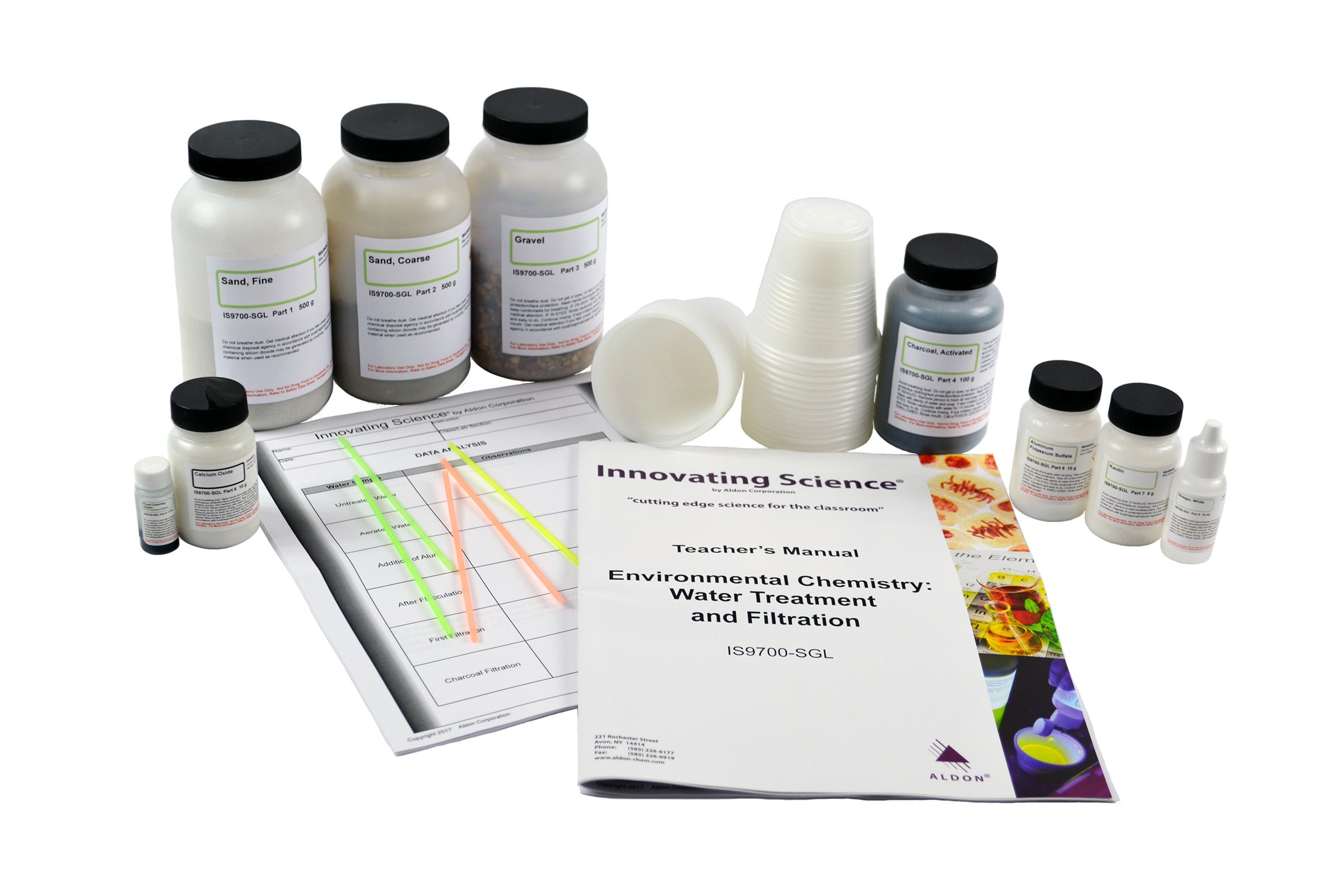 Environmental Chemistry Water Treatment and Filtration Small Group Learning Kit