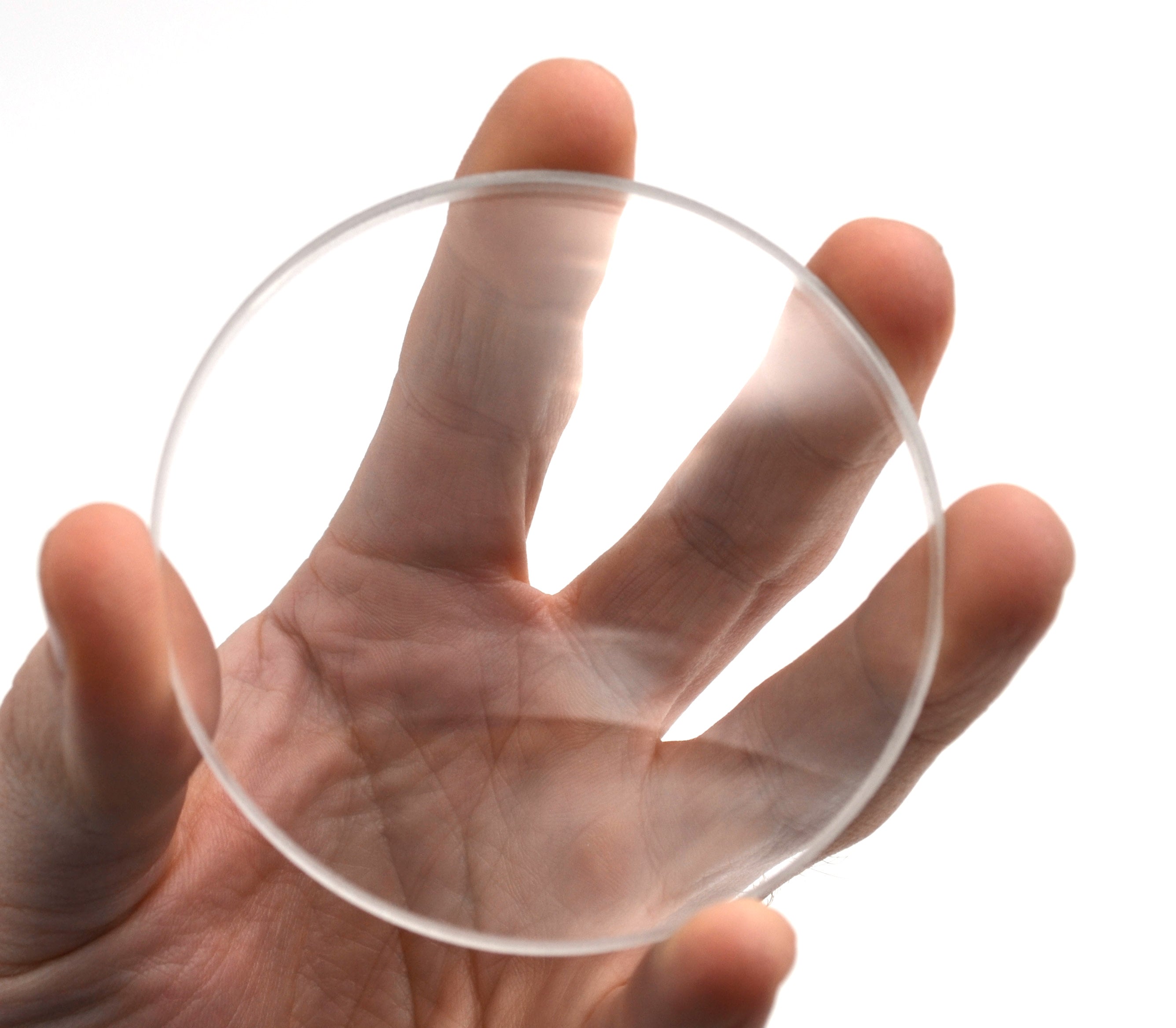 Optically Worked Double Concave Glass Lens, 75mm Diameter, 1000mm Focal Length