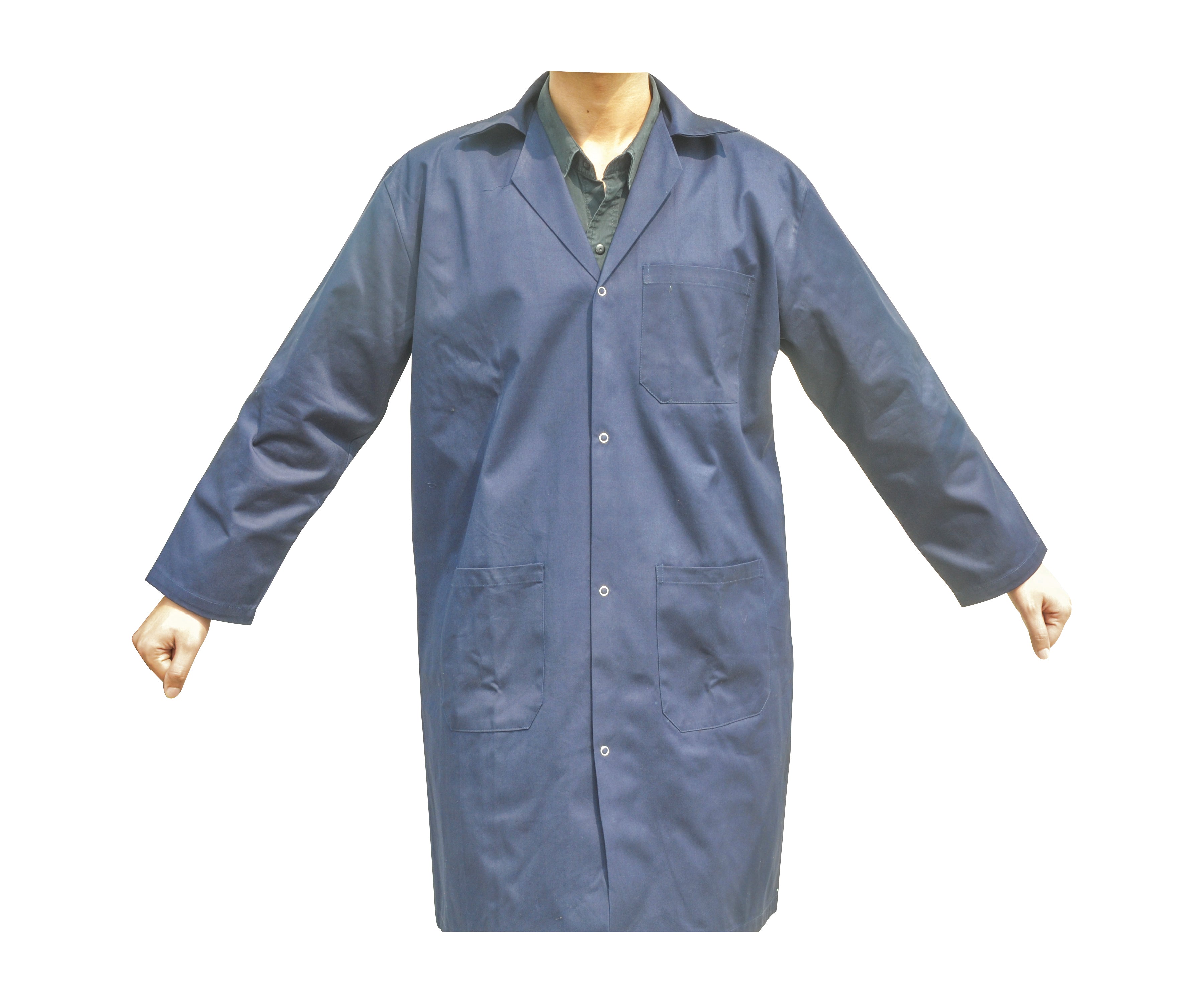 Navy Blue Lab Coat, Extra Large