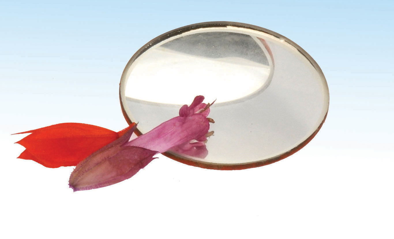 Round Convex Glass Mirror, 100mm Diameter, 150mm Focal Length